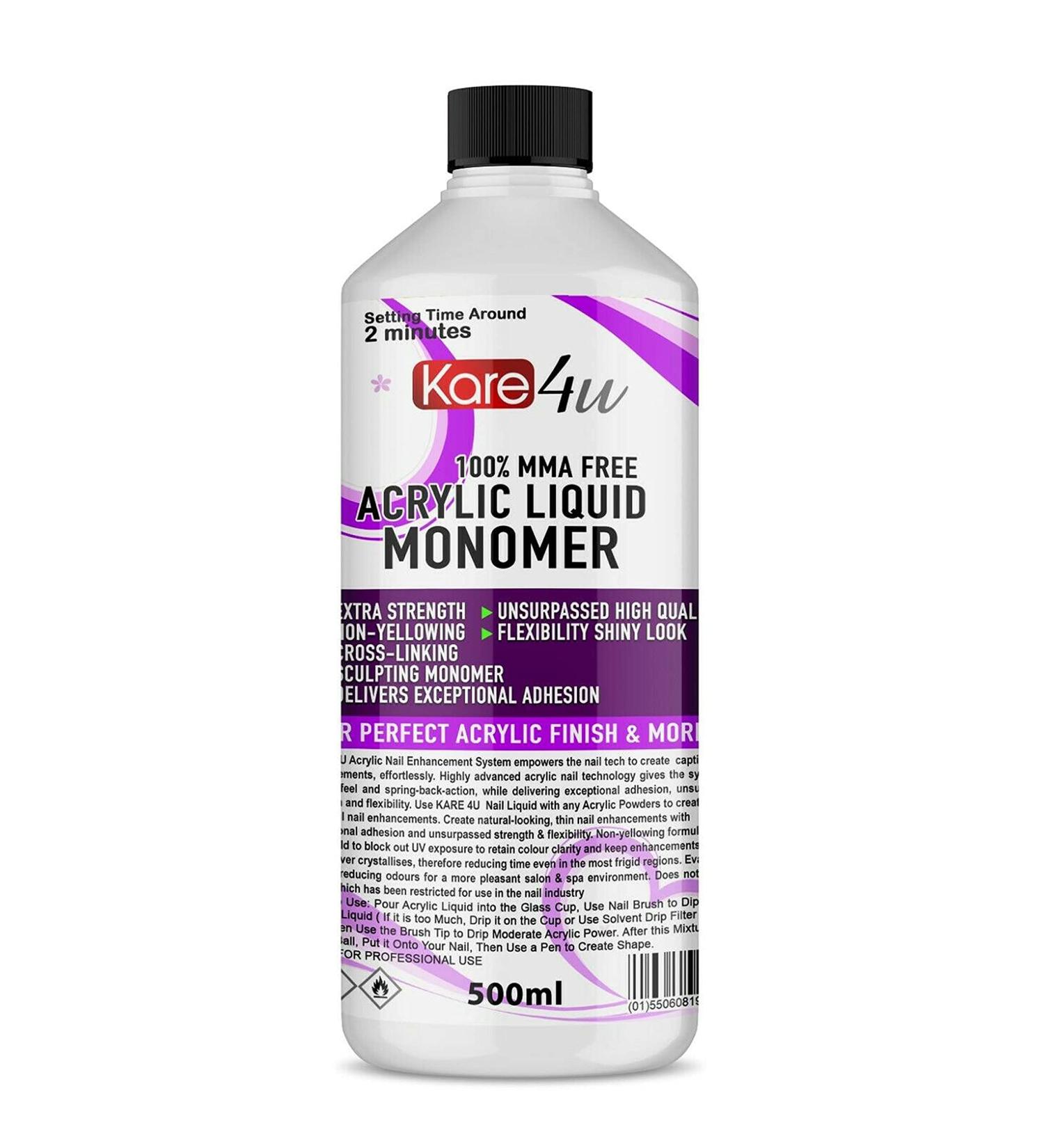 New Nail Sculpting Acrylic Liquid Monomer Salon 100ml -10litre Uk