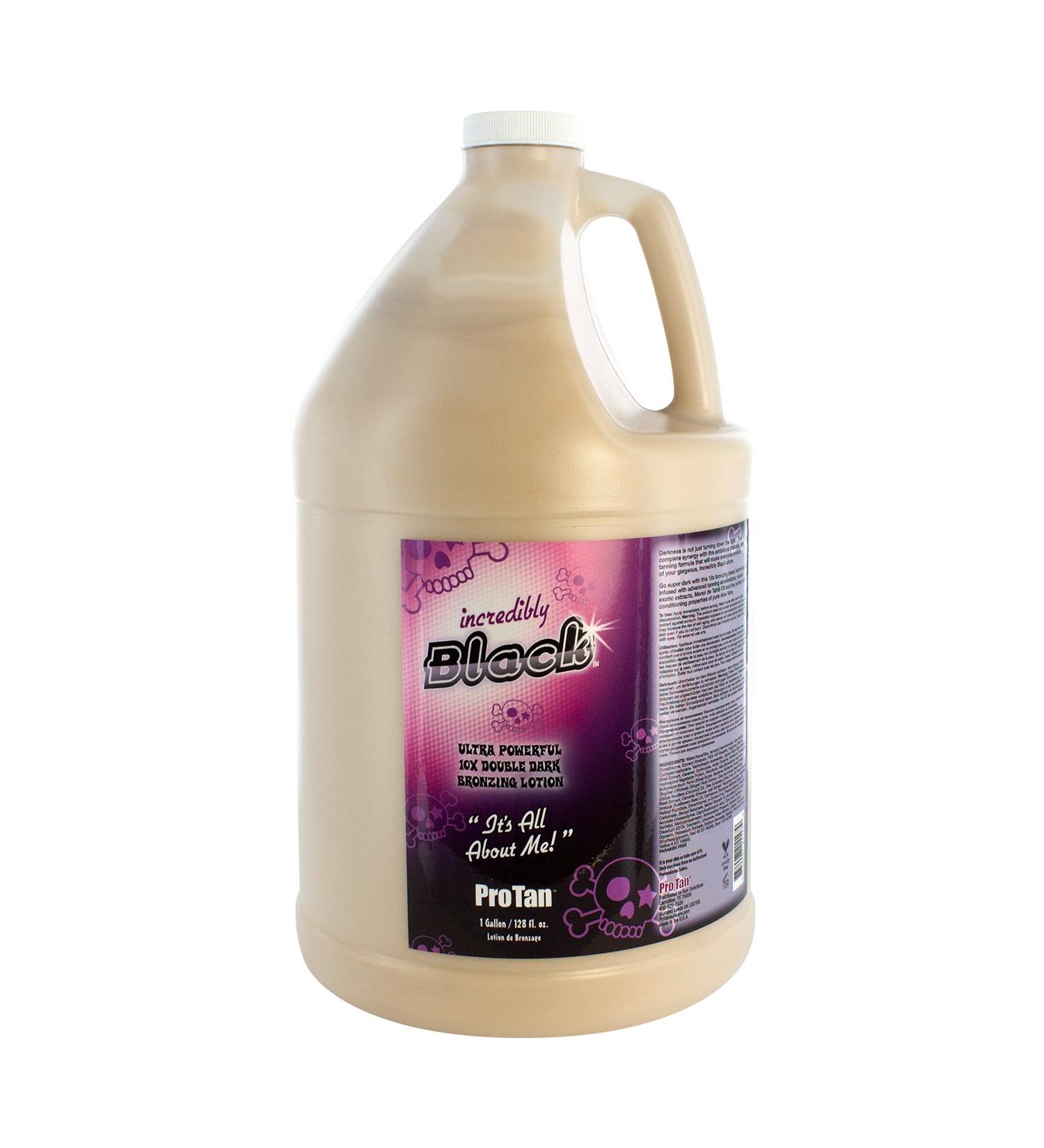 Pro Tan It's all About Me Bronzing Lotion Incredibly Black 1 Gallon
