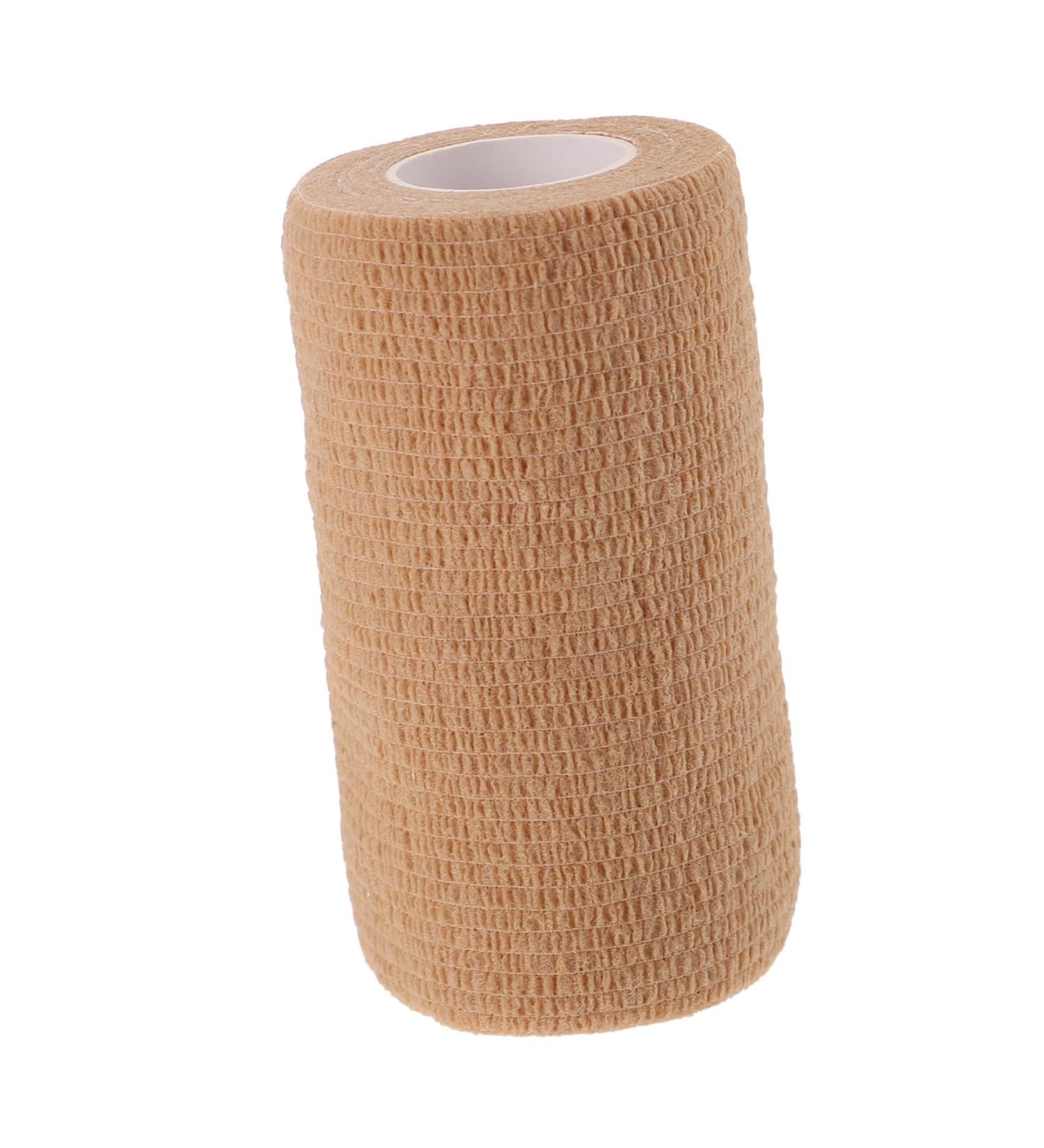 Self Adhesive Elastic Ankle Sports Tape | Portable Athletic Tape for Fitness & Sports - Breathable Spandex Ankle Splint - Buy Online on GoSupps.com
