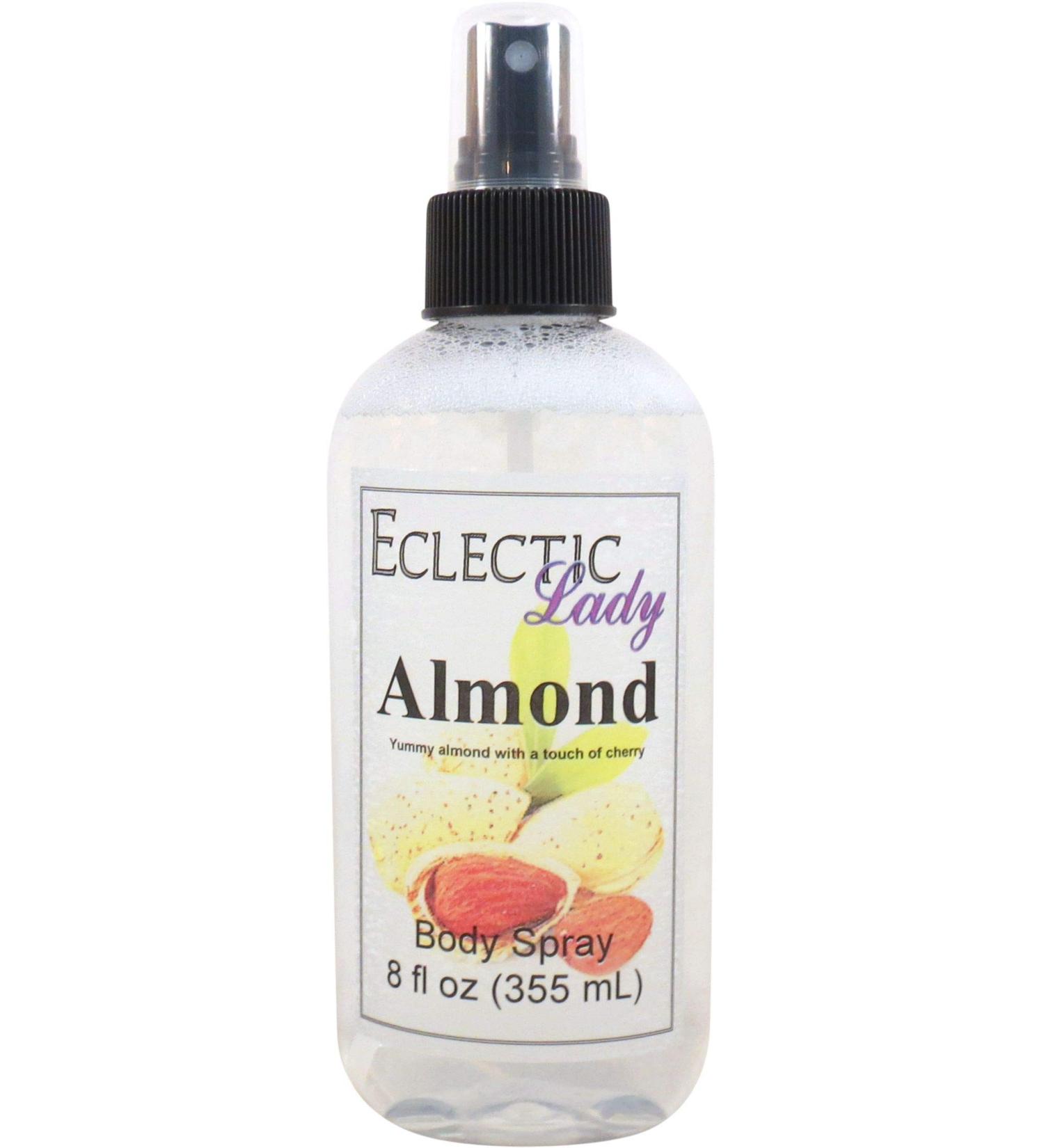 Almond Body Spray 8 ounces Body Mist for Women with Clean Light & Gentle Fragrance Long Lasting Perfume with Comforting Scent for Men & Women Cologne with Soft Subtle Aroma For Daily Use Regular Strength 8 Fluid Ounces - Buy Online on GoSupps.com