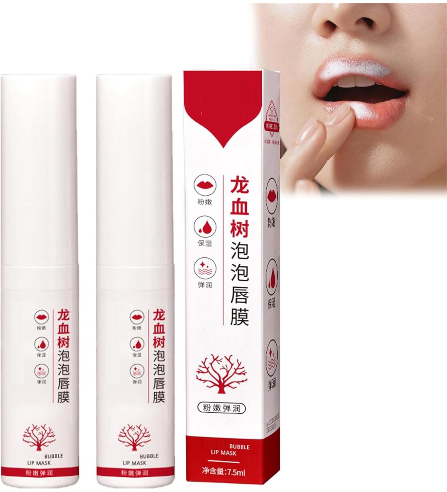 Dragons Blood Lip Masks Dragons Blood Lip Balm Lip Scrub & Moisturizer Bubble Lip Moisturizer to Soothe Dryness Chapped & Cracked Lips - Buy Online on GoSupps.com