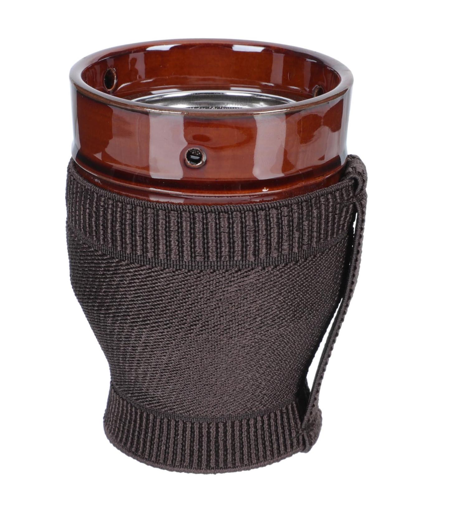 HOMSFOU Moxibustion Jar Scraping Bowl Tool - Ceramic Purple Clay Body for Effective Therapy | International Shipping Available - Buy Online on GoSupps.com