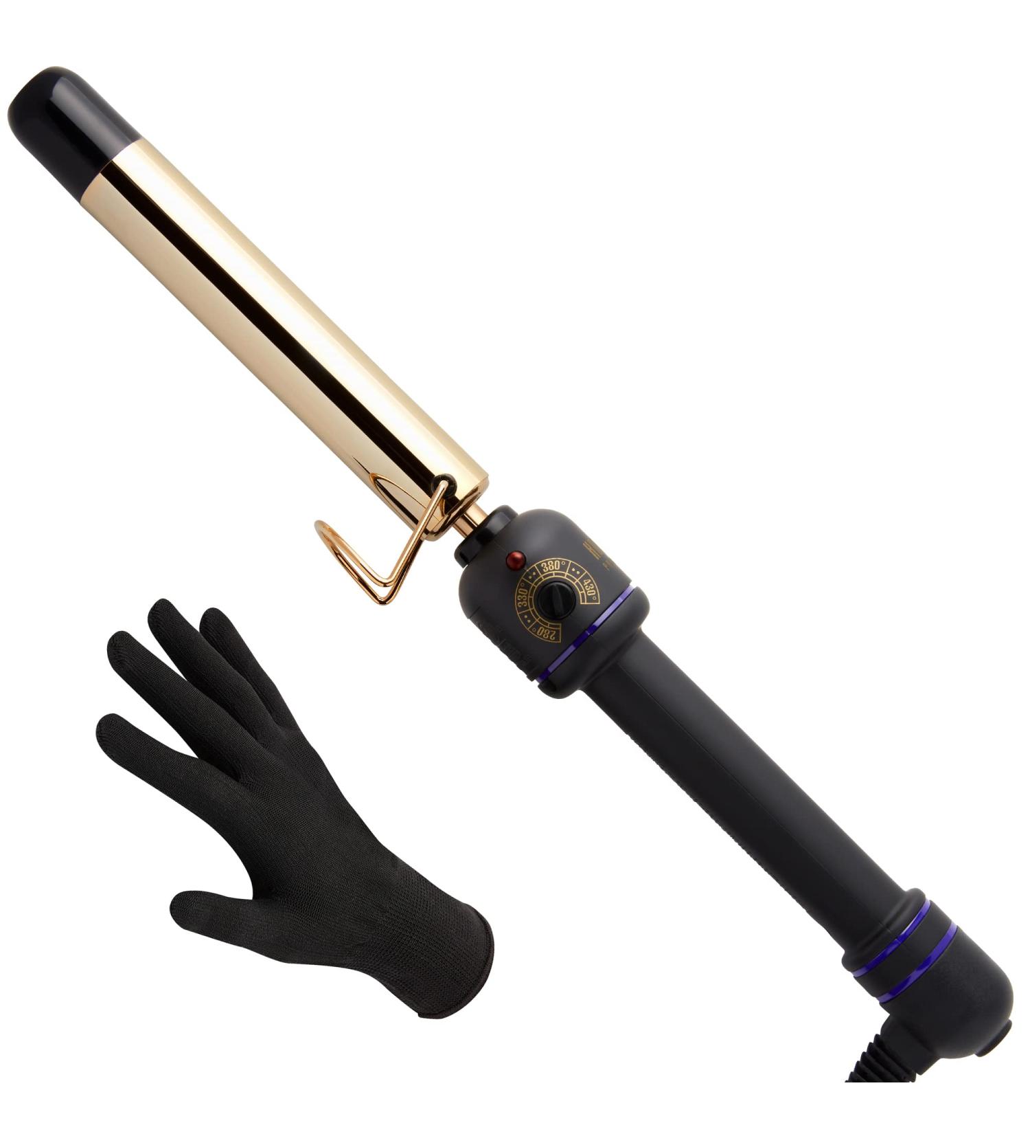 Hot Tools Pro Artist 24K Gold Curling Wand Iron - 1 in | Long Lasting Defined Curls | 2 Piece Set - International Shipping - Buy Online on GoSupps.com
