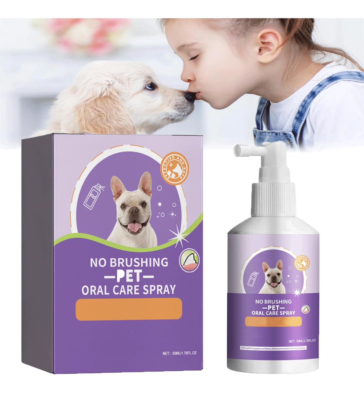 Sofenthiss - Sofenthiss Teeth Cleaning Spray for Dogs & Cats Dog Teeth Cleaning Spray Pet Oral Spray Clean Teeth Pet Breath Freshener Spray No Brushing Pet Oral Care Spray (1Pcs) - Buy Online on GoSupps.com