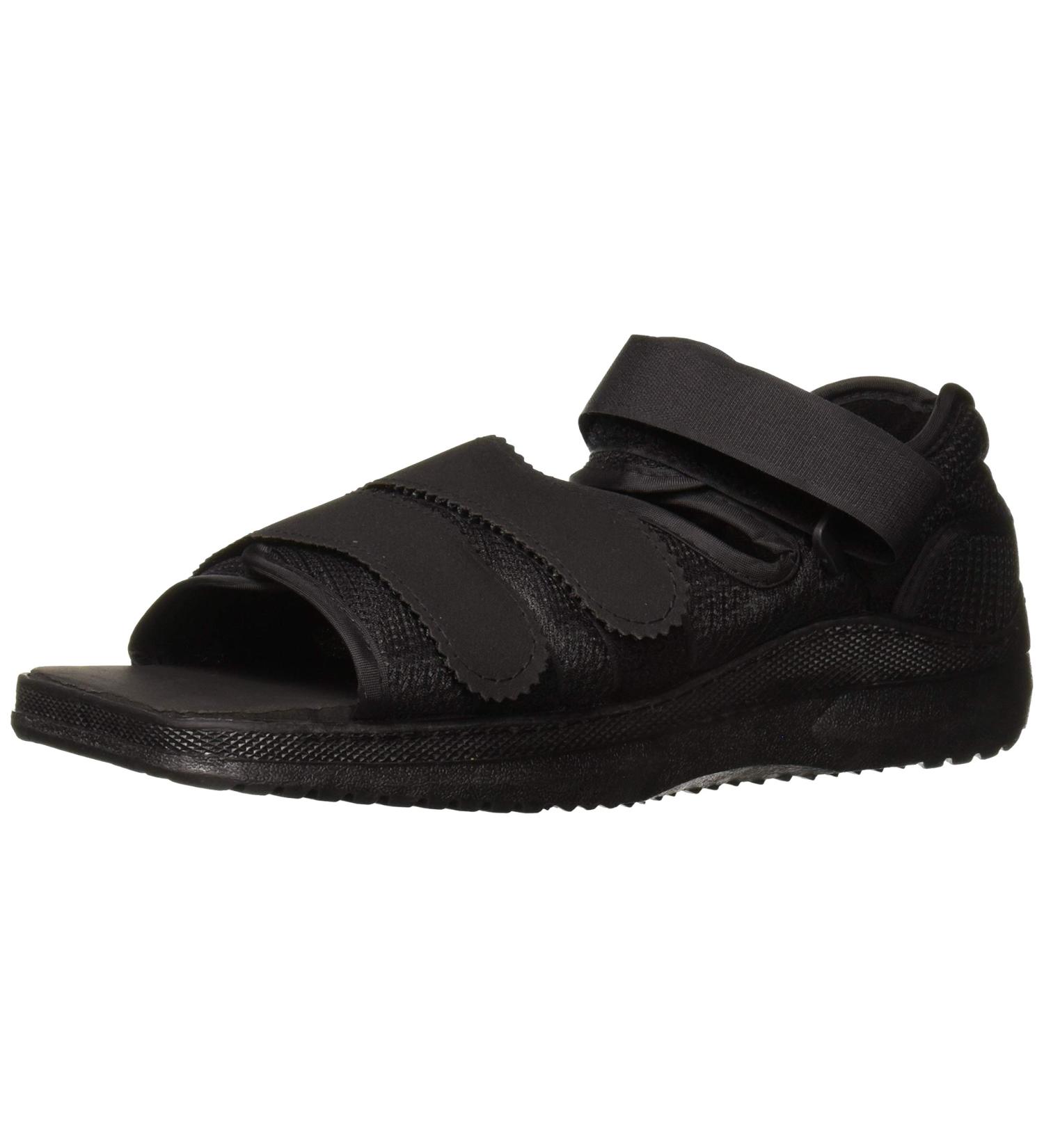 Darco Med-Surg Shoe Black Square-Toe Women's Medium 0.6 Pound