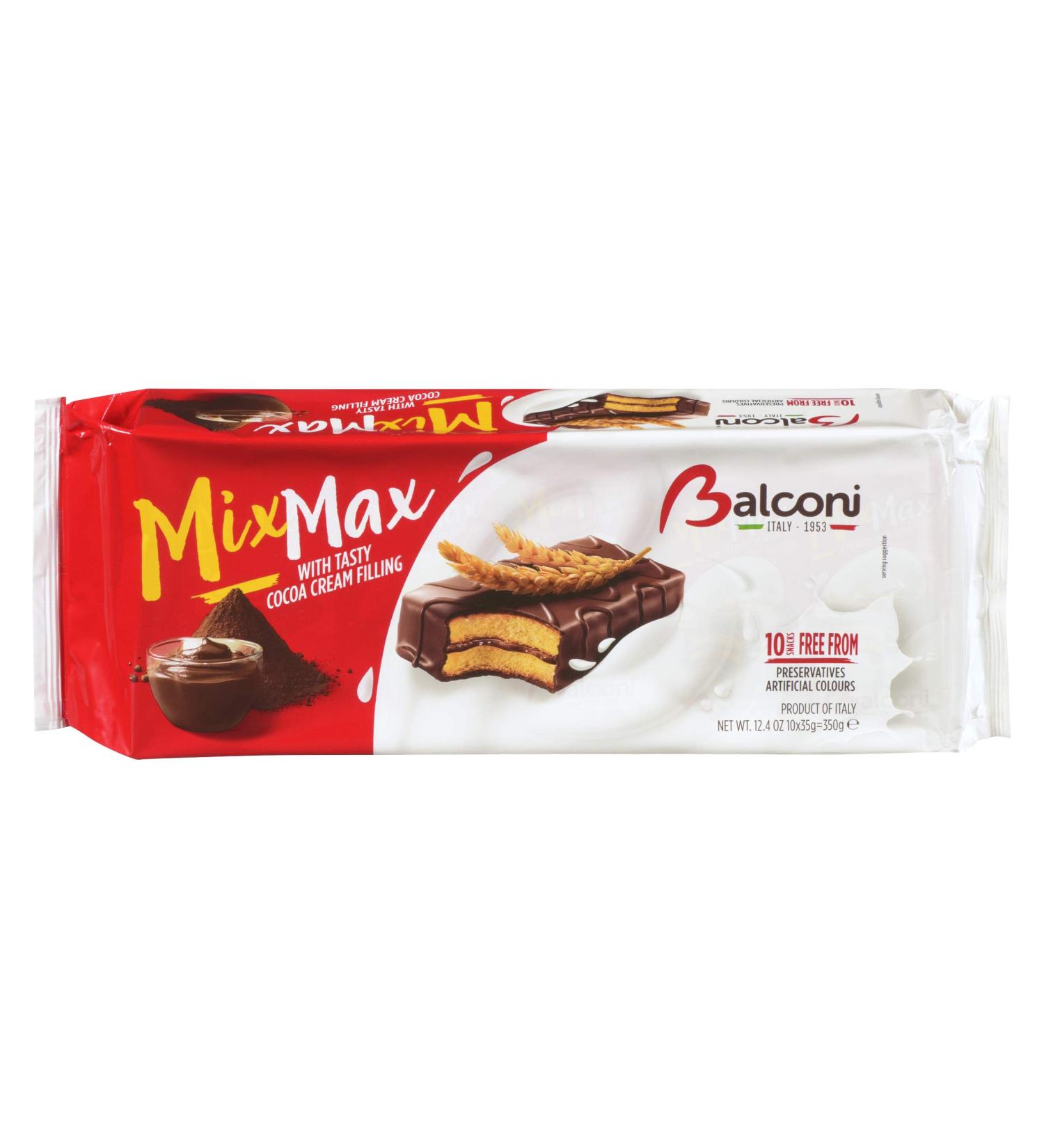 Balconi Mixmax Mini Snack Cakes 350 Grams - Buy Online on GoSupps.com