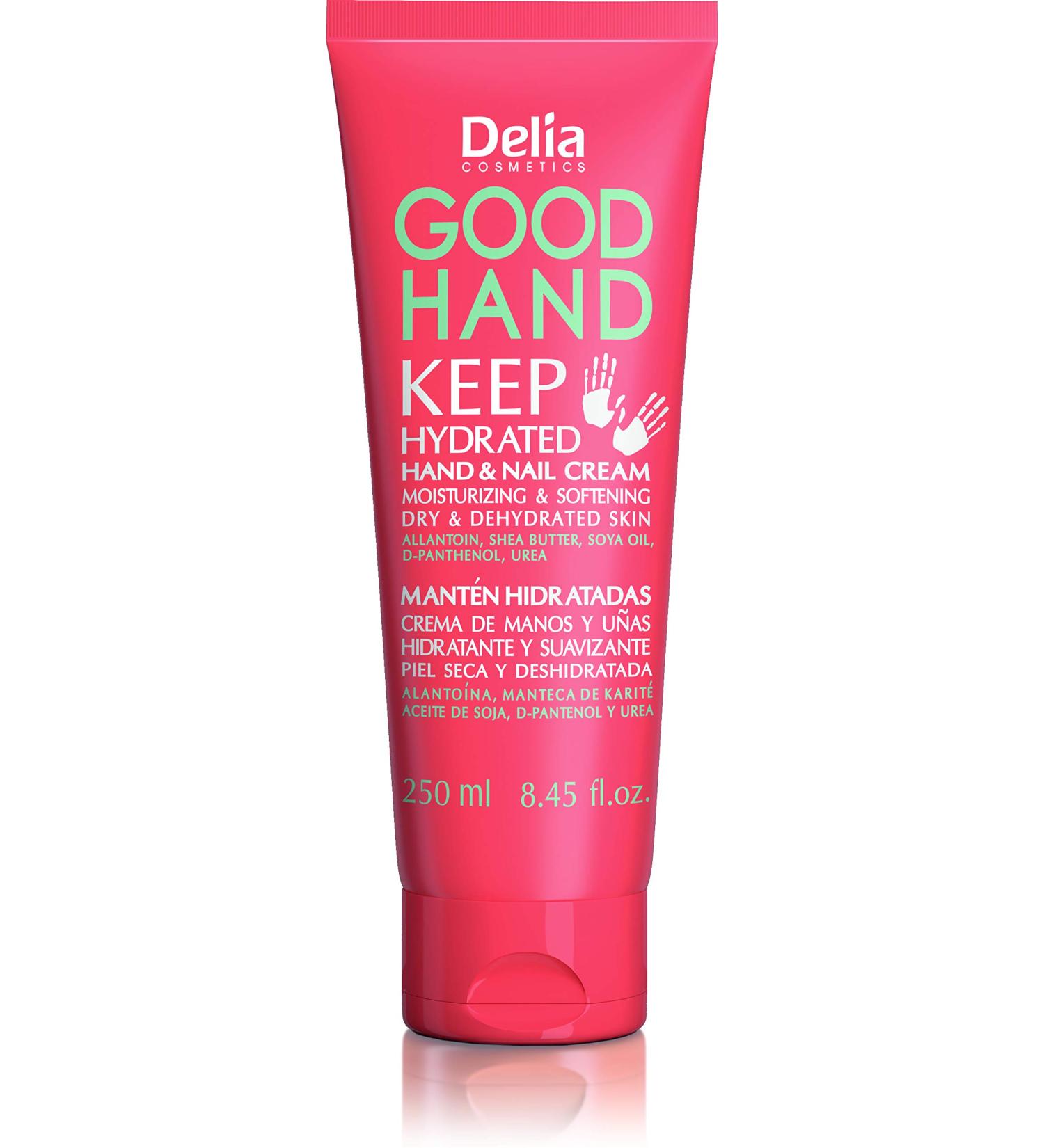 Delia Cosmetics Good Hand Cr me | Moisturizing Hand & Nail Cream with Shea Butter & Soybean Oil for Dry Skin | 250ml - Buy Online on GoSupps.com