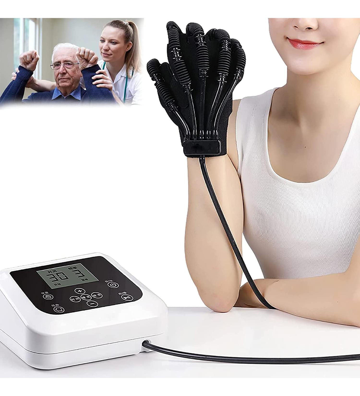 Finger Orthotics Rehabilitation Robot Gloves Electric Hand Training Device with Remote Control Soft Resting Hand Splint for Flexion Contracture for Stroke Hemiplegia Patients Left Large - Buy Online on GoSupps.com