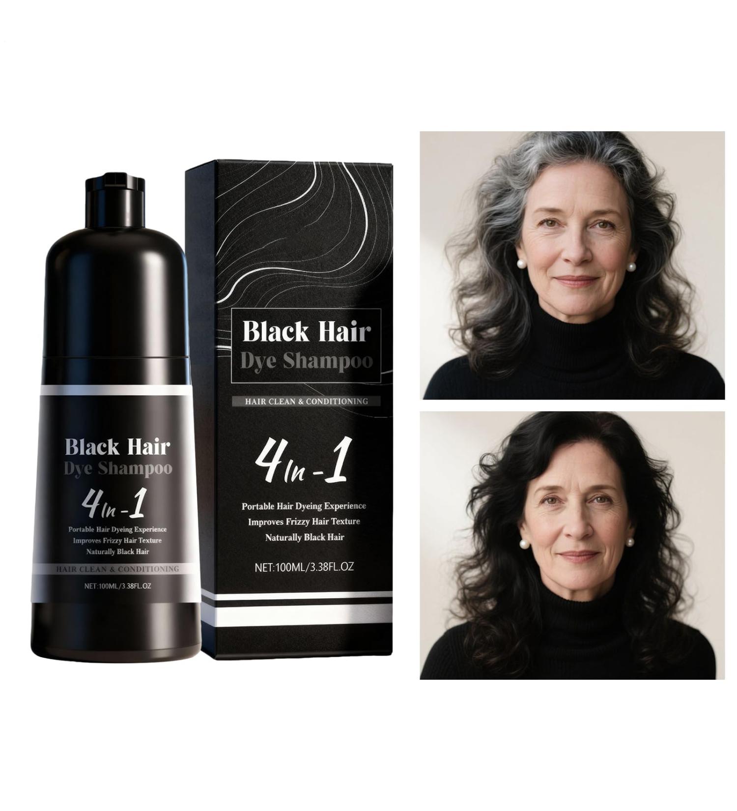Dmuzsoih Hair Coloring Shampoo Powerful Natural Instant Tincing Shampoo Color Transformer Care for Women and Men For Adults Family Friends Grandma Grandpa Mom - Buy Online on GoSupps.com