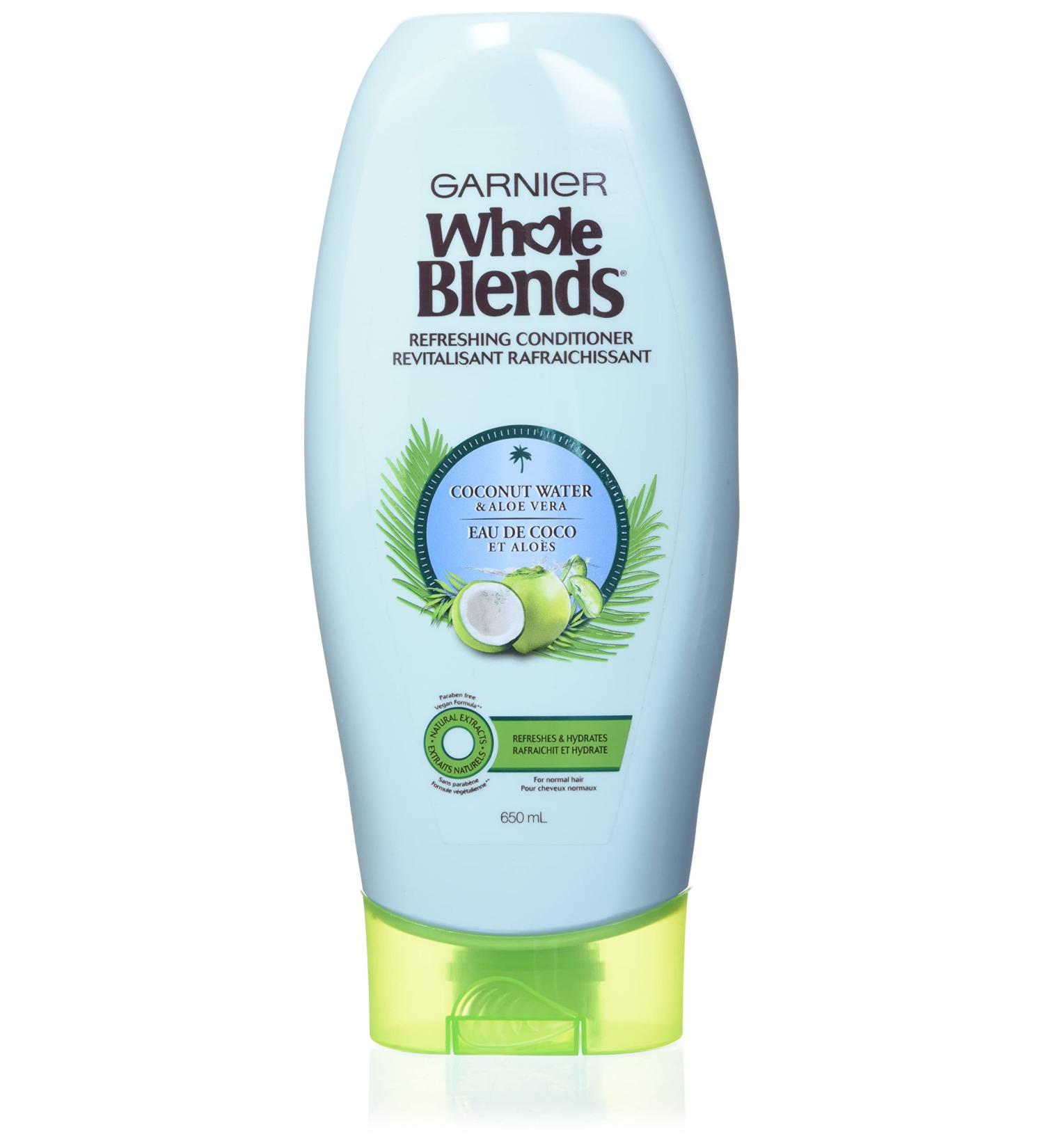 Garnier Whole Blends Refreshing Conditioner With Coconut Water & Aloe Vera Extracts 650 Milliliters Aloe Vera Coconut 650 ml (Pack of 1) - Buy Online on GoSupps.com