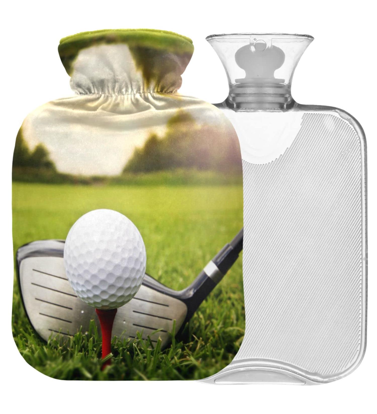NAANLE GOLF SPORT 1L Transparent Hot Water Bottle - Ideal for Pain Relief Bed Warmer & Cold Therapy - Buy Online on GoSupps.com