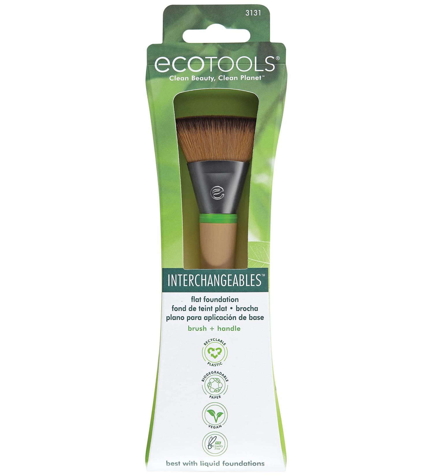 Buy Ecotools Flat Foundation Brush Set - 8 Piece Makeup Brush for Flawless Liquid & Cream Application | International Shipping Available - Buy Online on GoSupps.com