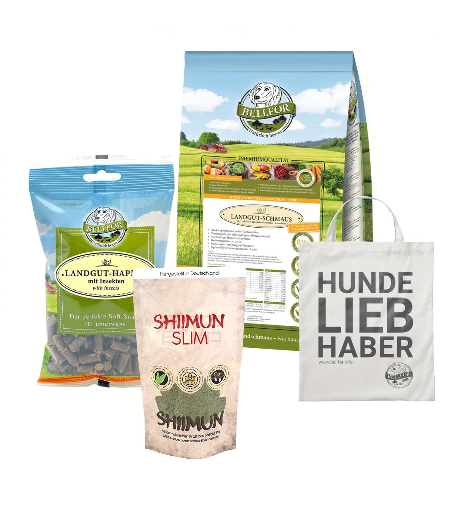 Bellfor Dog Food Set - Dry - Grain Free - 2.5 kg - 200 g - Dietetic Food 50 g - For Medium Dogs - Buy Online on GoSupps.com