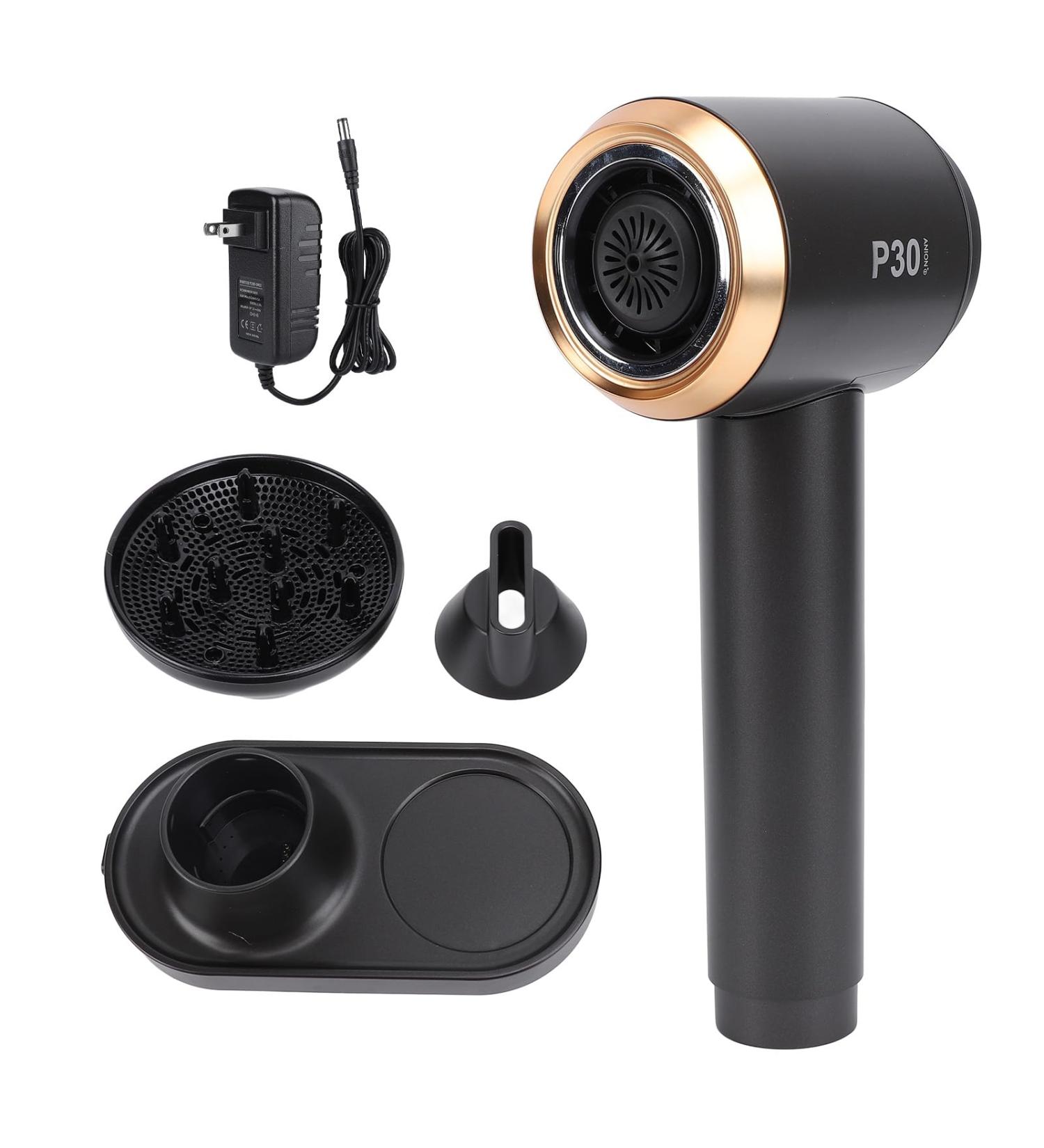 CHEOTIME Cordless Hair Dryer Rechargeable Portable Travel Household Fast Drying Cold Heat Constant Negative Ion Blower for Women Ourdoor Camping - Buy Online on GoSupps.com