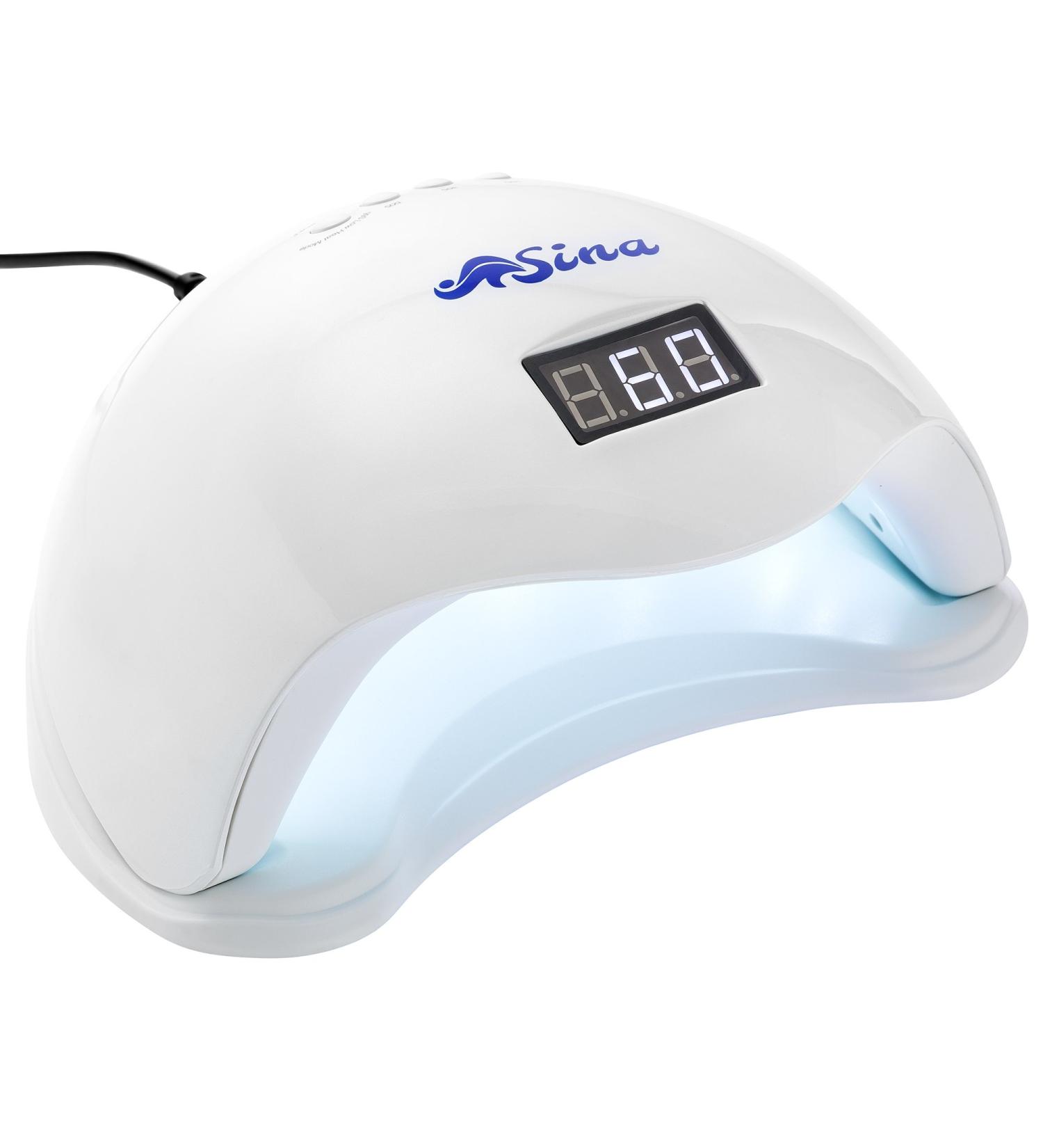 Sina LED Nail Curing Device - 48W Automatic Sensor 10/30/60/99s Timer 24 LEDs for Quick Drying Lightweight Design - Buy Online on GoSupps.com
