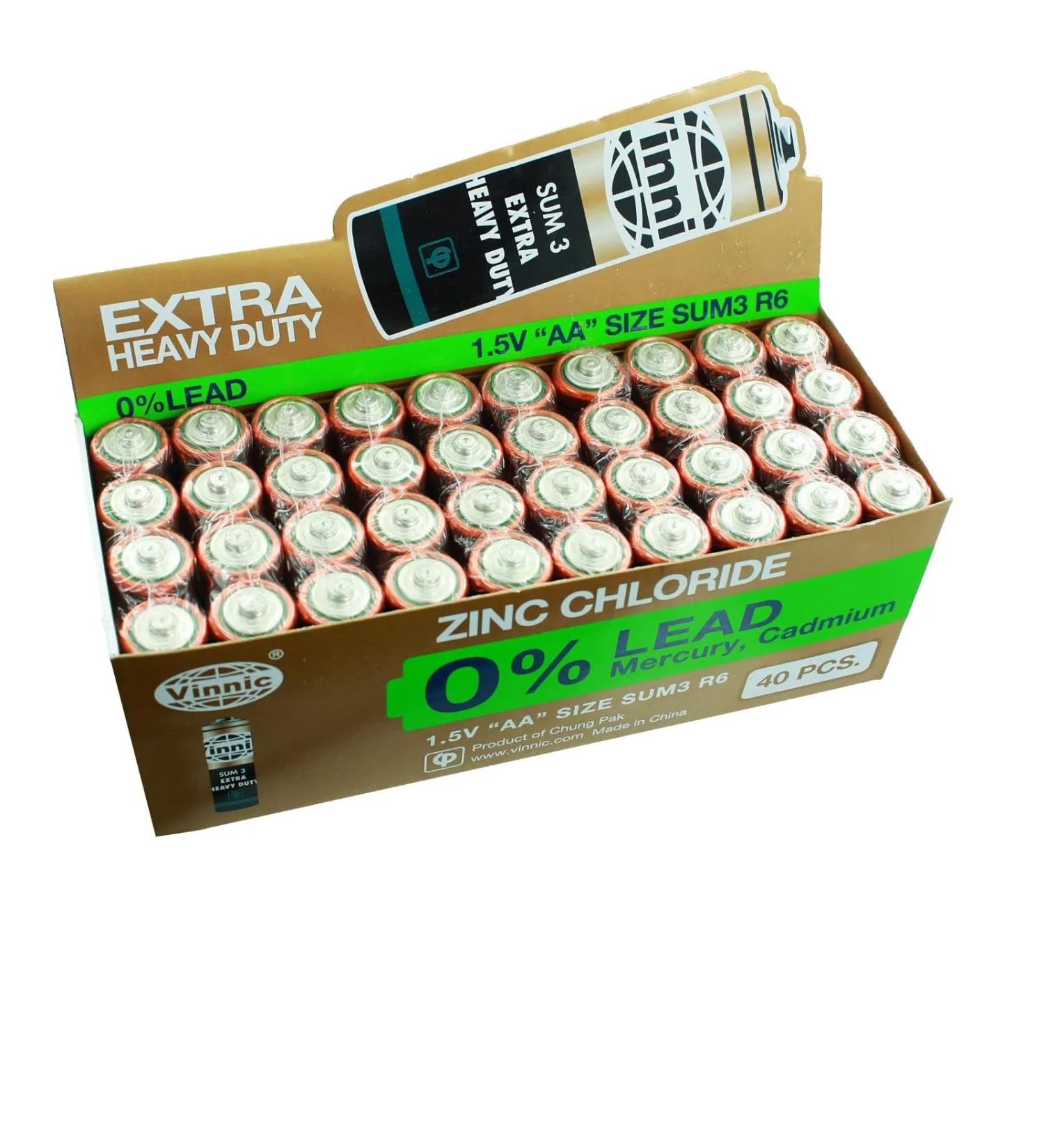 Buy Vinnic 40pc AA Batteries - Low Cost Power for Flashlights Toys Gifts & More - International Shipping Available - Buy Online on GoSupps.com