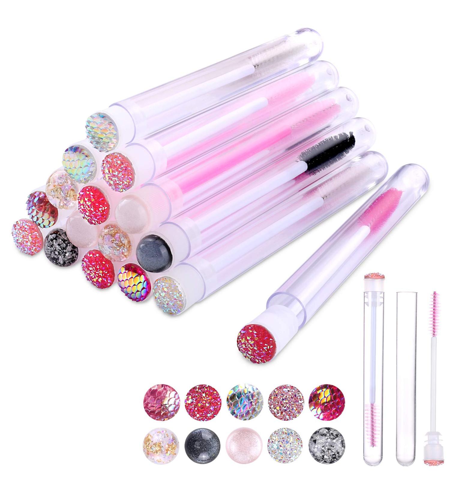 Dming 10pcs Diamond Mascara Lash Wand Eyelash Extension Makeup Tool - 10 Count - Buy Online on GoSupps.com