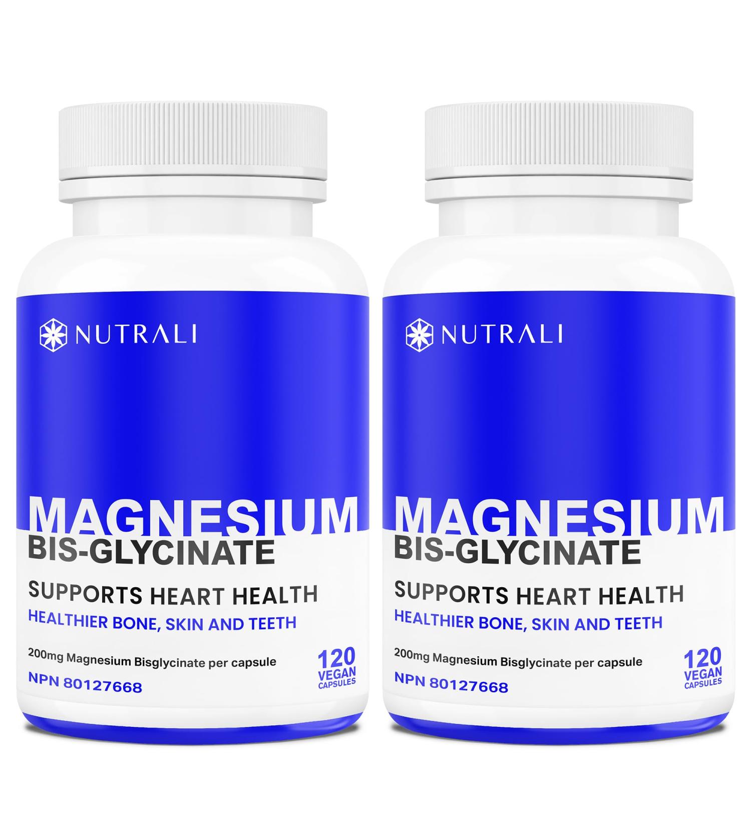 New MAXIMUM ABSORPTION Magnesium Bisglycinate Chelated Supplement 200mg Improved Sleep Promotes Calm Healthy Teeth and Bones Electrolyte Levels Heart Health. Vegan Gluten Free. 120 Gentle Capsules 2 Packs 240 count (Pack of 1) - Buy Online on GoSupps.com