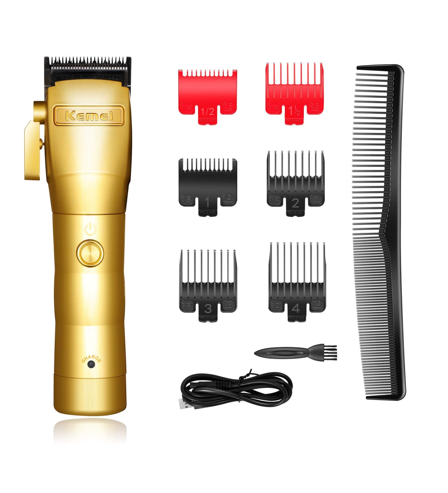 Kemei 2850 Professional Men's Hair Clippers Trimmer Kit - Cordless & USB Rechargeable - Buy Online on GoSupps.com
