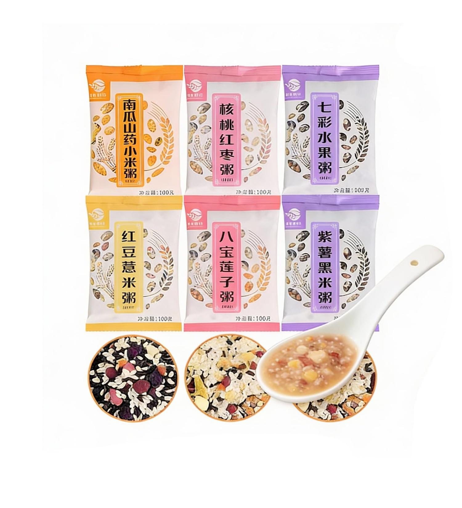 Porridge Multigrains 7 Saveurs | 7 Paquets/bo te 700g Petit-d jeuner Nutritif Cuisson Facile En 30 Minutes (cuisini re/cuiseur Riz) Collation Saine For Toute La Famille - Buy Online on GoSupps.com