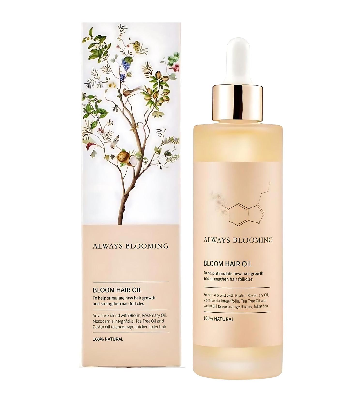 Always Blooming Natural Rosemary & Coconut Essential Oil for Dry Damaged Scalp Hair Loss & Hair Regrowth Treatment Mask Strengthens & Improves - Buy Online on GoSupps.com