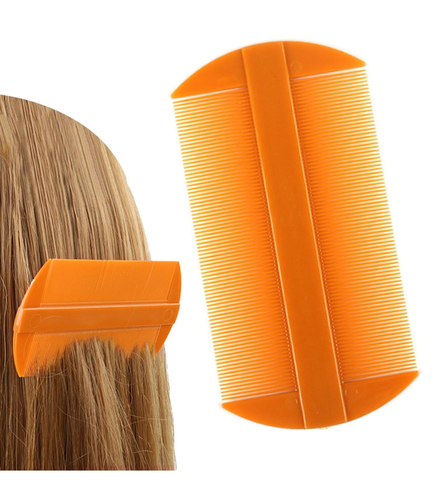 Peigne poux pour Peigne puces | Peigne cheveux double face | Peignes puces | Peigne pellicules avec dents fines | Peigne poux | Peigne double face pour enlever les pellicules | - Buy Online on GoSupps.com