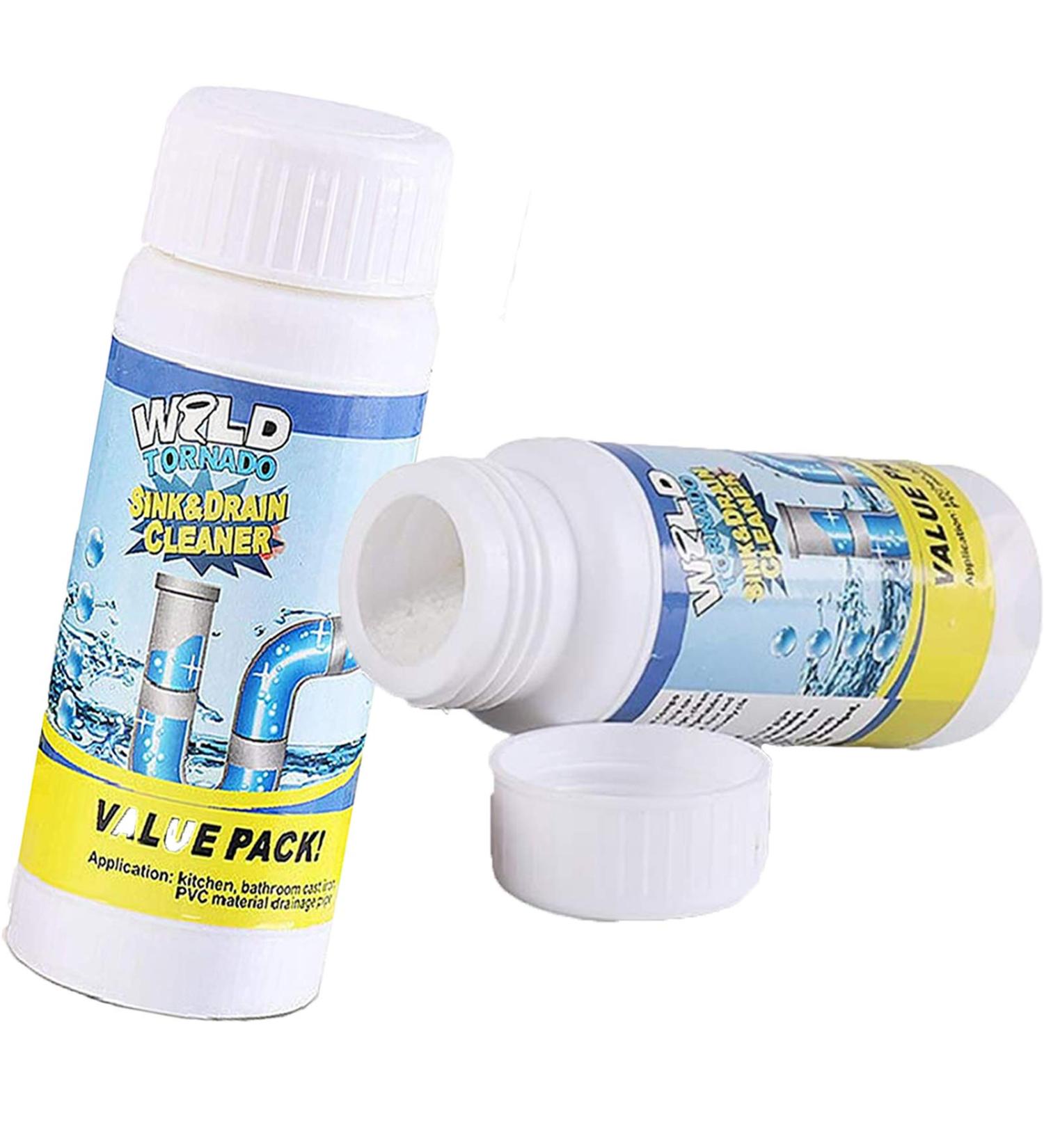 Wild Tornado Pipe Dredge Deodorant Powerful Sink and Drain Cleaner Quick Foaming Toilet Cleaner Dredge Agent for Kitchen and Toilet Pipes (1pcs) - Buy Online on GoSupps.com