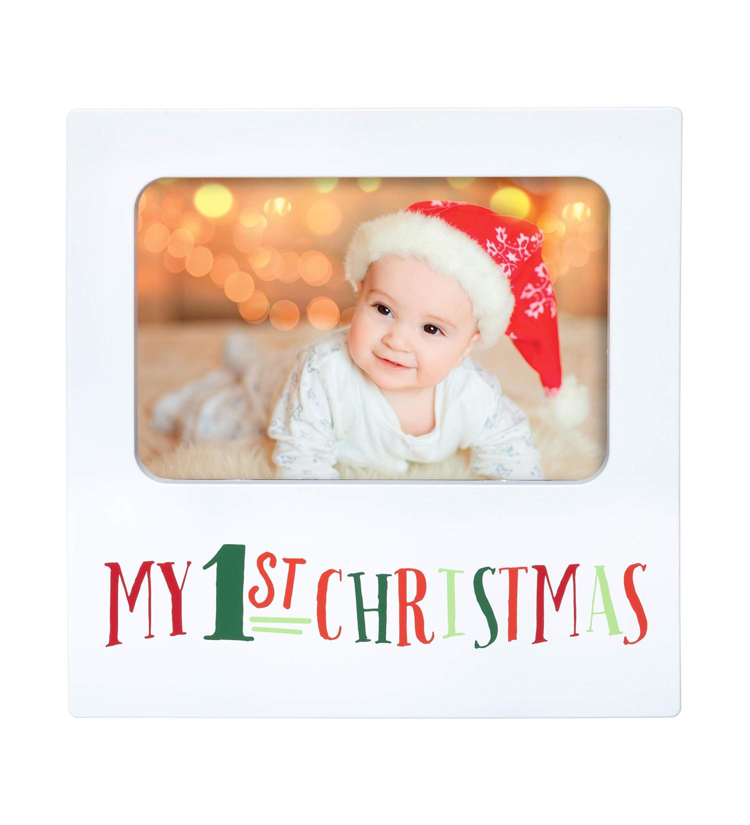 Kate & Milo My 1st Christmas Baby Keepsake Photo Frame - Holiday First Year Frame - Buy Online on GoSupps.com