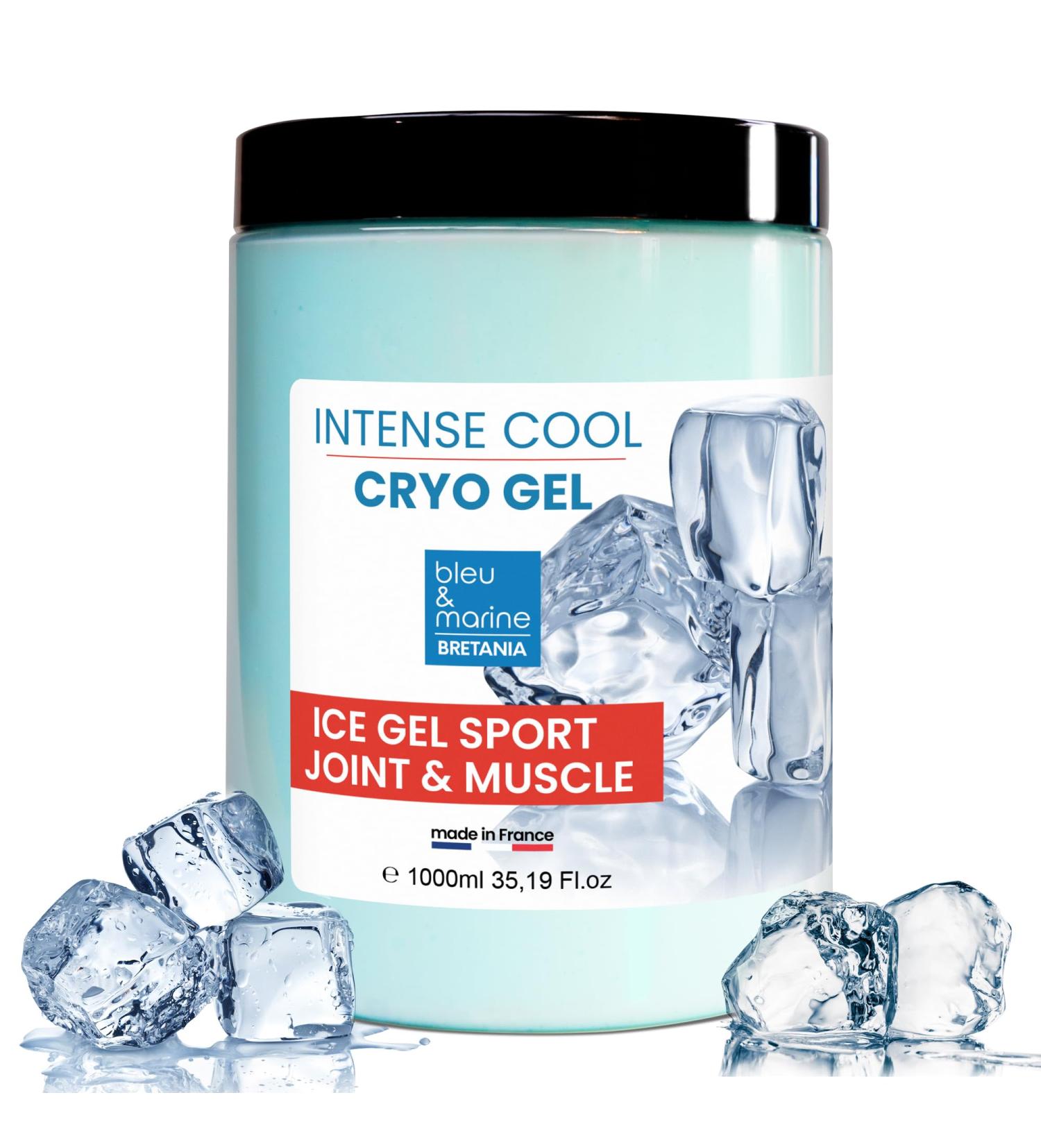 Bleu & Marine Bretania - CRYO Gel 1000 ml | Cryogenic Massage Gel | Sport Muscles Legs Feet Hands | Fast Absorption Last - Buy Online on GoSupps.com
