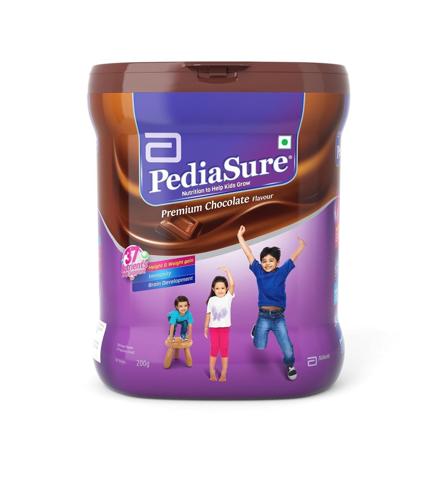 Pediasure Premium Choclate 200g/7.05oz - Plastic Jar - For Kids 2 Years to 10 Years