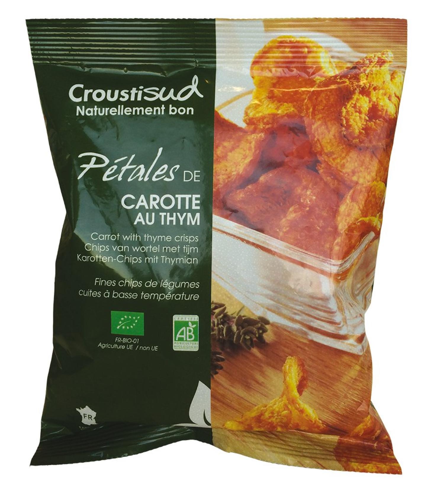 Croustisud - Carrot petals with thyme -70g