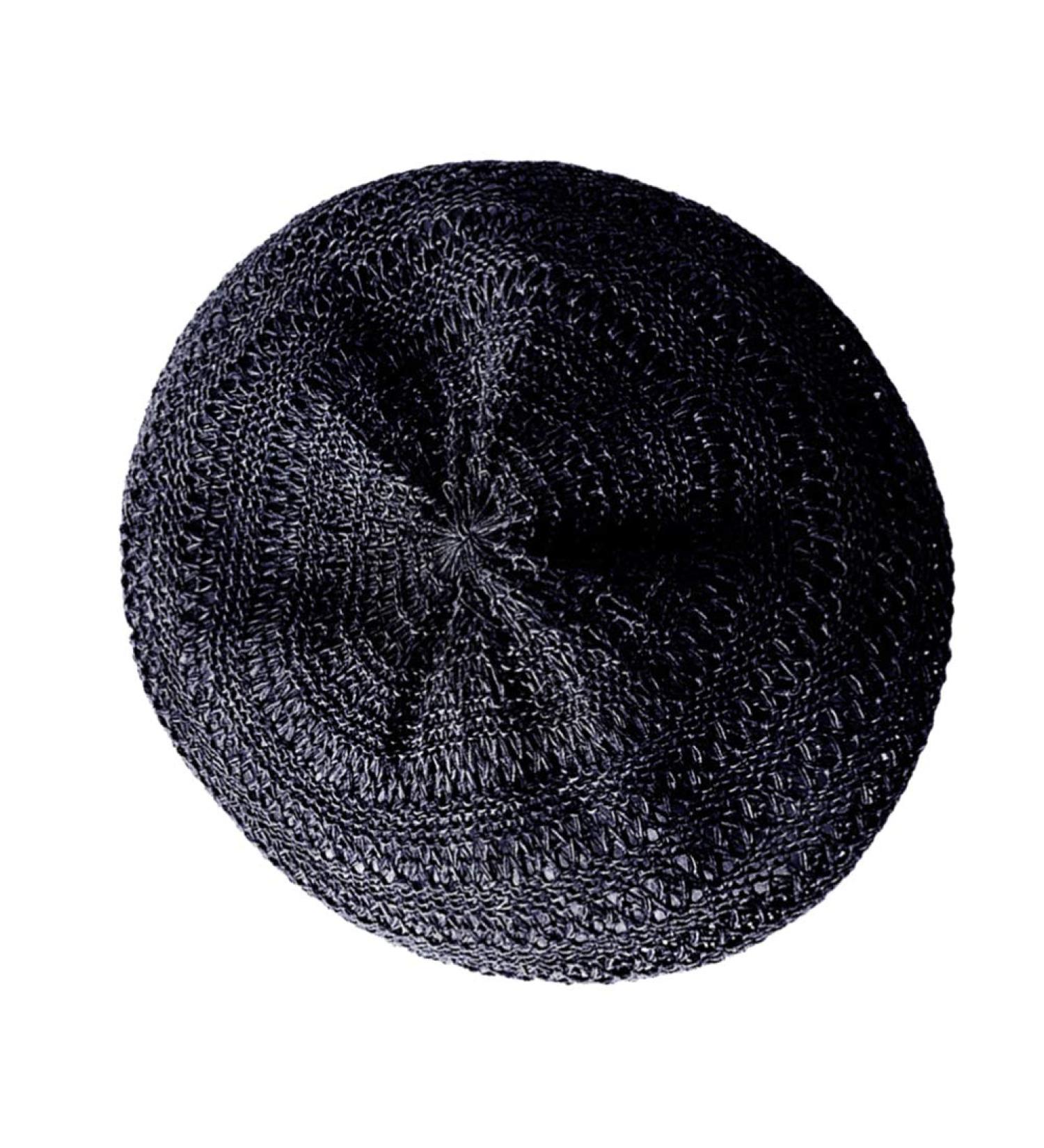 VALICLUD Black Straw Beret - French Style Hollow-Out Artist Hat for Women - Buy Online on GoSupps.com