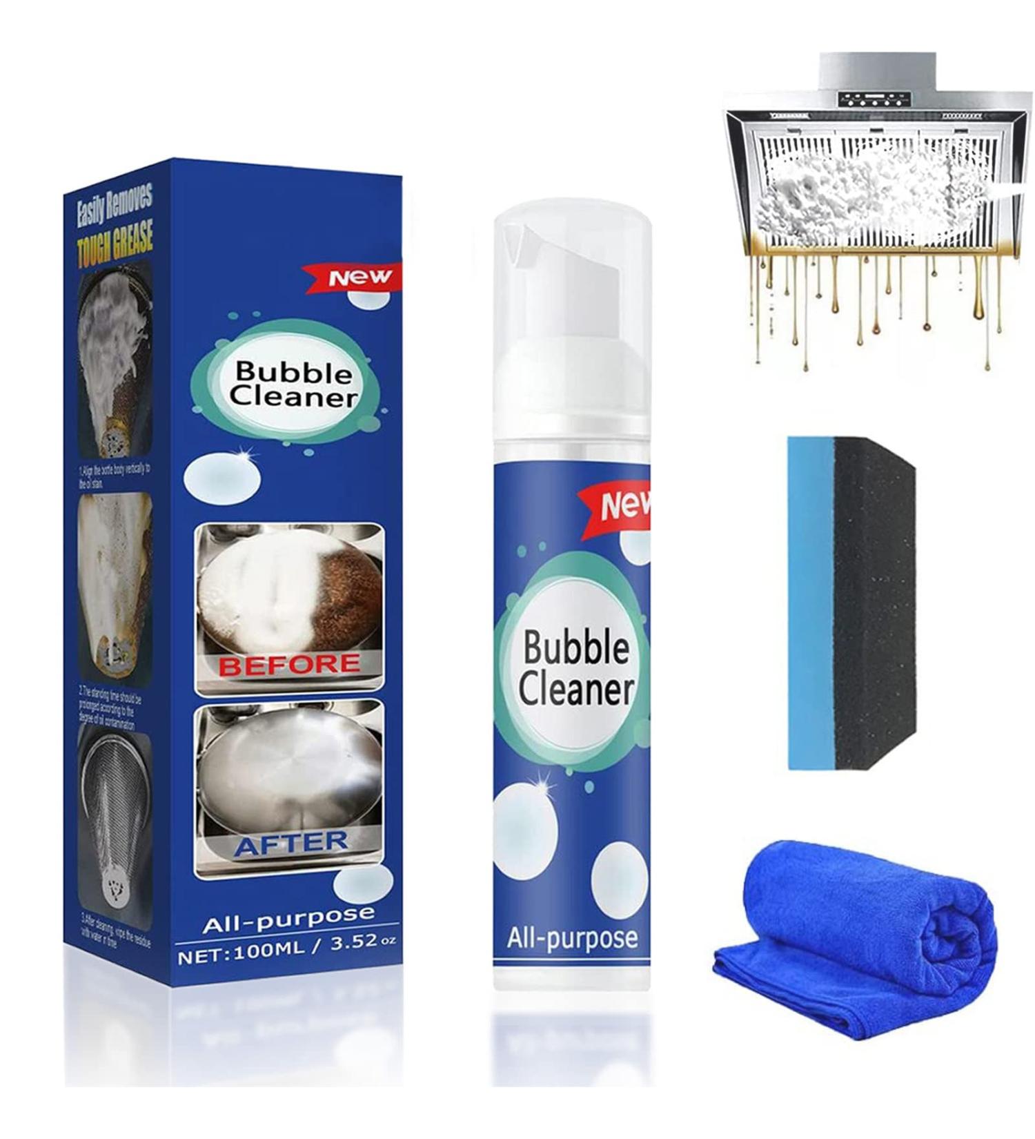 Bubble Cleaner Foam North Moon Bubble Cleaner Foam Foaming Heavy Oil Stain Cleaner Kitchen Bubble Cleaner Spray All Purpose Rinse Free Cleaning Spray (100ML 1Pcs) 1.00 g (Pack of 1) 1Pcs - Buy Online on GoSupps.com