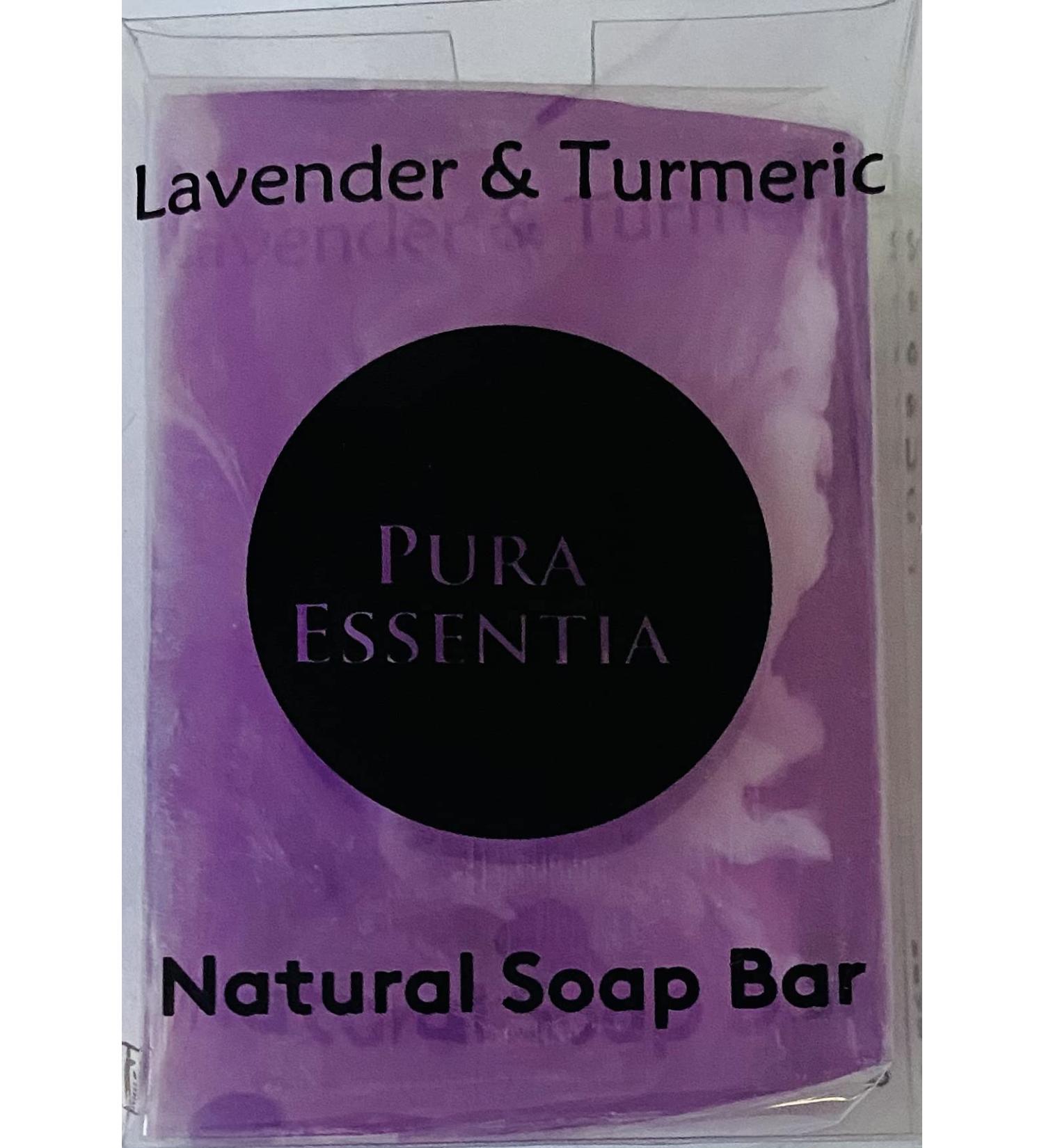 Pura Essentia Natural Soap Bar (Lavender & Turmeric)