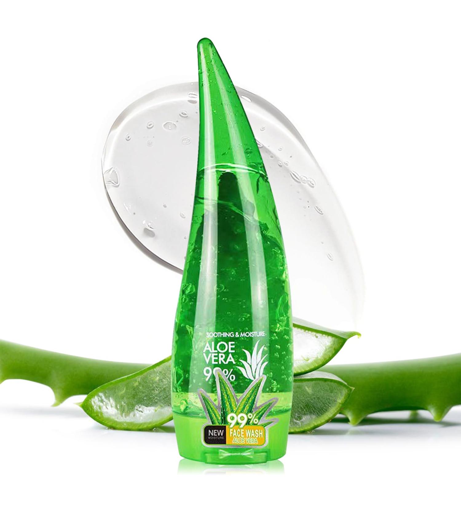 99% Organic Aloe Vera Gel Aloe Vera Soothing Gel Natural Moisturizing Lotion for Soothing Skin Care Long Lasting Moisturizing body Lotion After Sun Skin Care Cream for Face and Skin (260ml) - Buy Online on GoSupps.com
