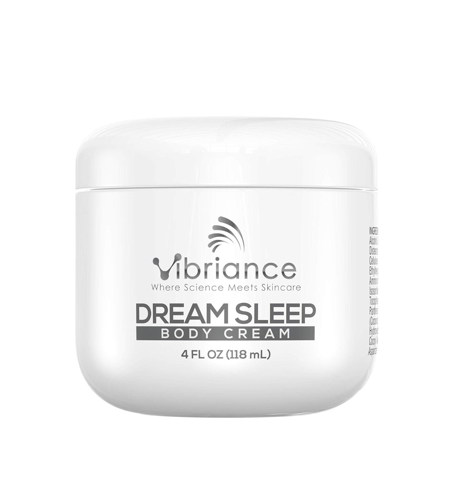 Vibriance Moisturizing Dream Sleep Body Cream | Full Body Dry Skin Moisturizer | Soothes, Relaxes & Rejuvenates Skin | 4 fl oz - Buy Online on GoSupps.com