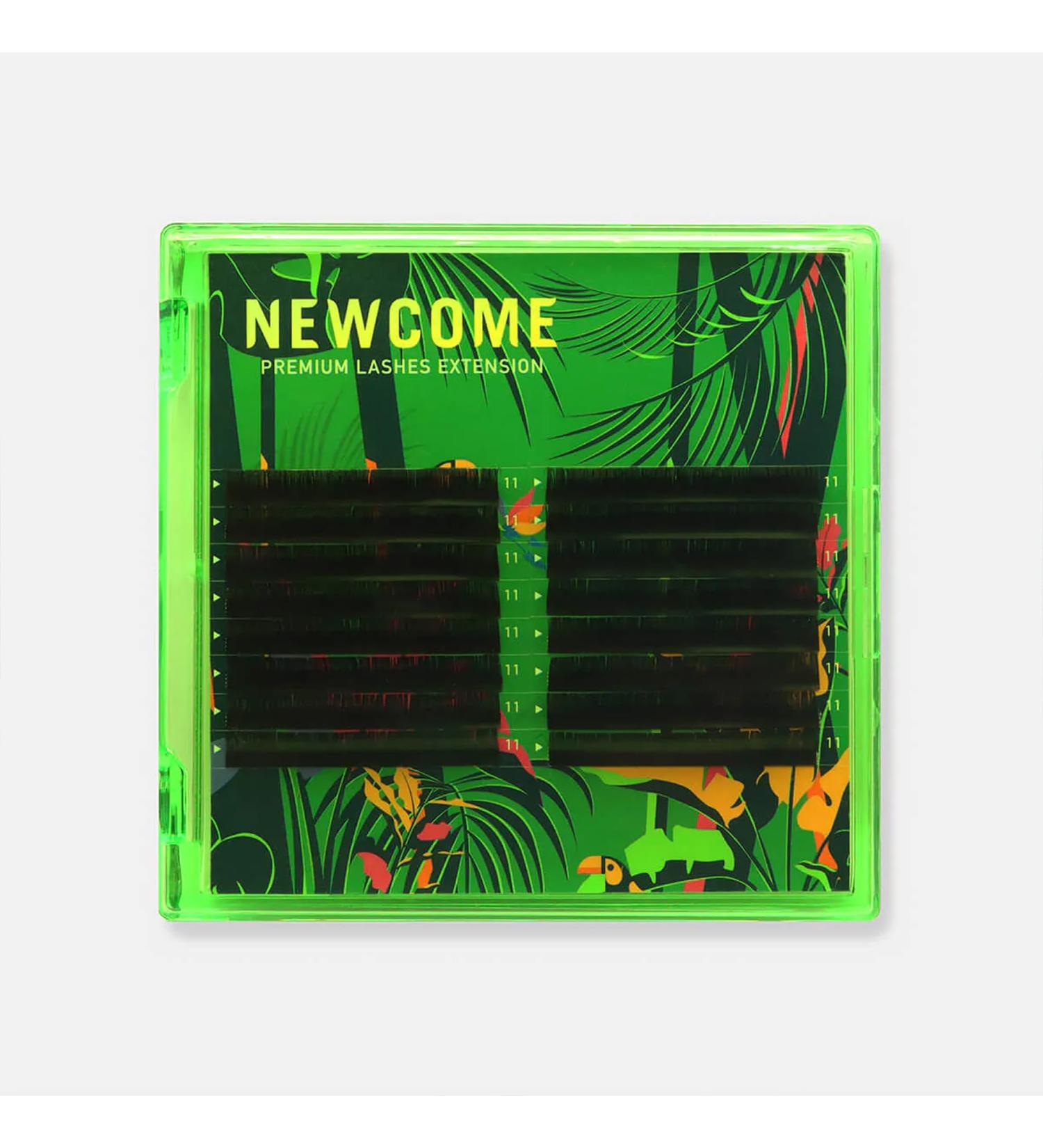 NEWCOME Silky Classic Volume Lashes 0.10MM - Ultra-Fine Natural Volume Boost Hypoallergenic & Versatile for All Eye Shapes (D 8-15mm MIX) - Shop Internationally - Buy Online on GoSupps.com