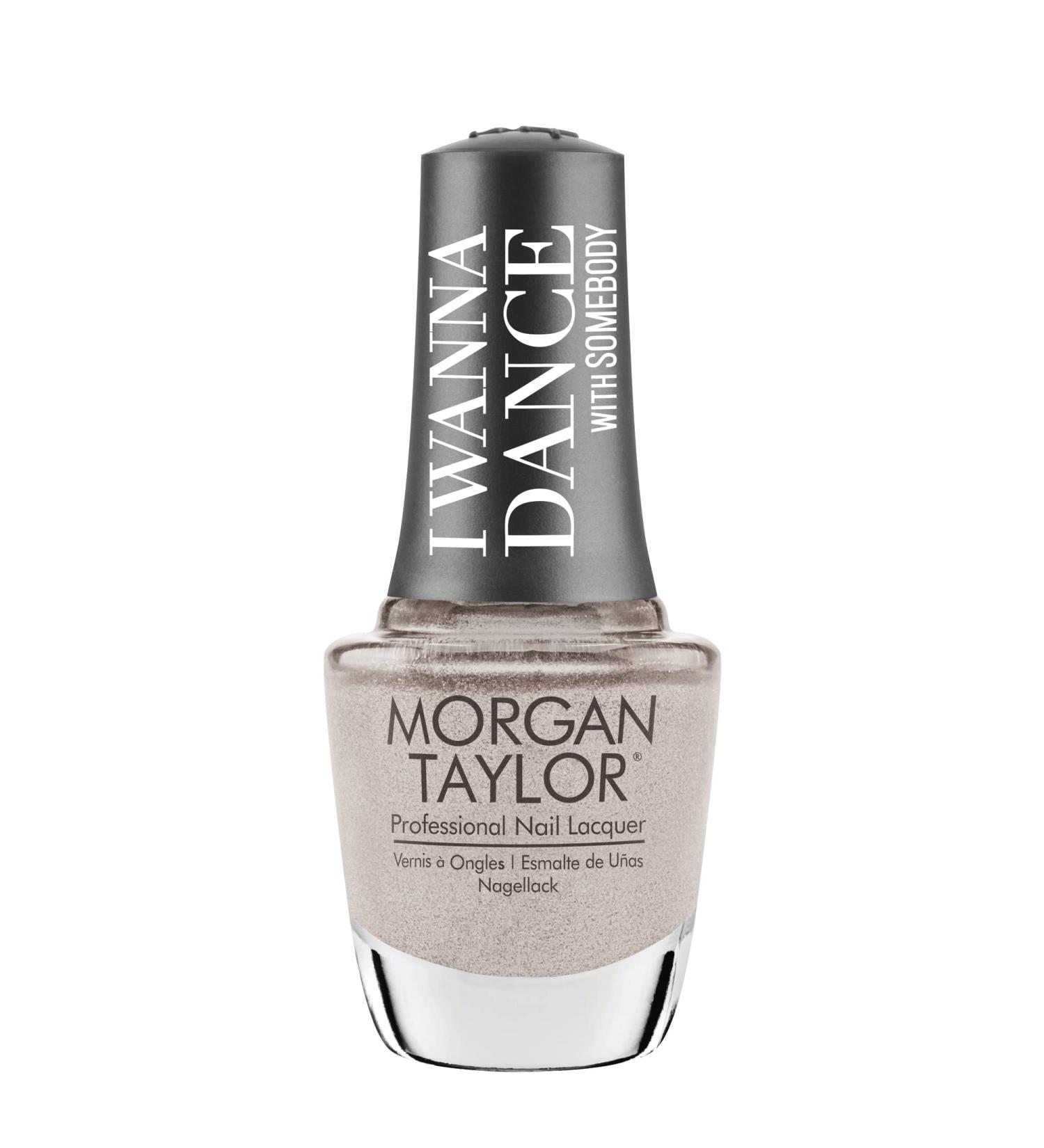 Morgan Taylor Nail Lacquer I Wanna Dance With Somebody Collection (Certified Platinum) Silver Nail Polish Finger Nail Polish 5 ounce