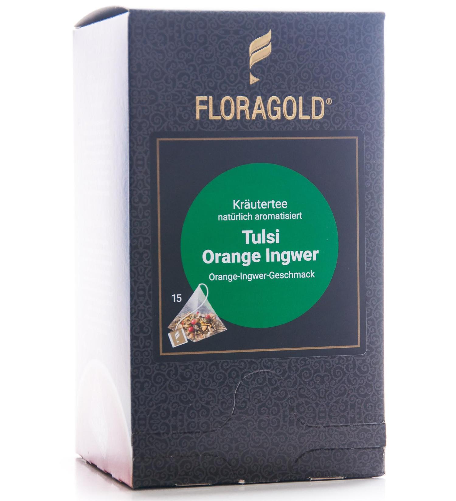  FLORAGOLD FLORAGOLD Sachet pyramidal Tulsi Orange gingembre naturel 38 g - Buy Online on GoSupps.com
