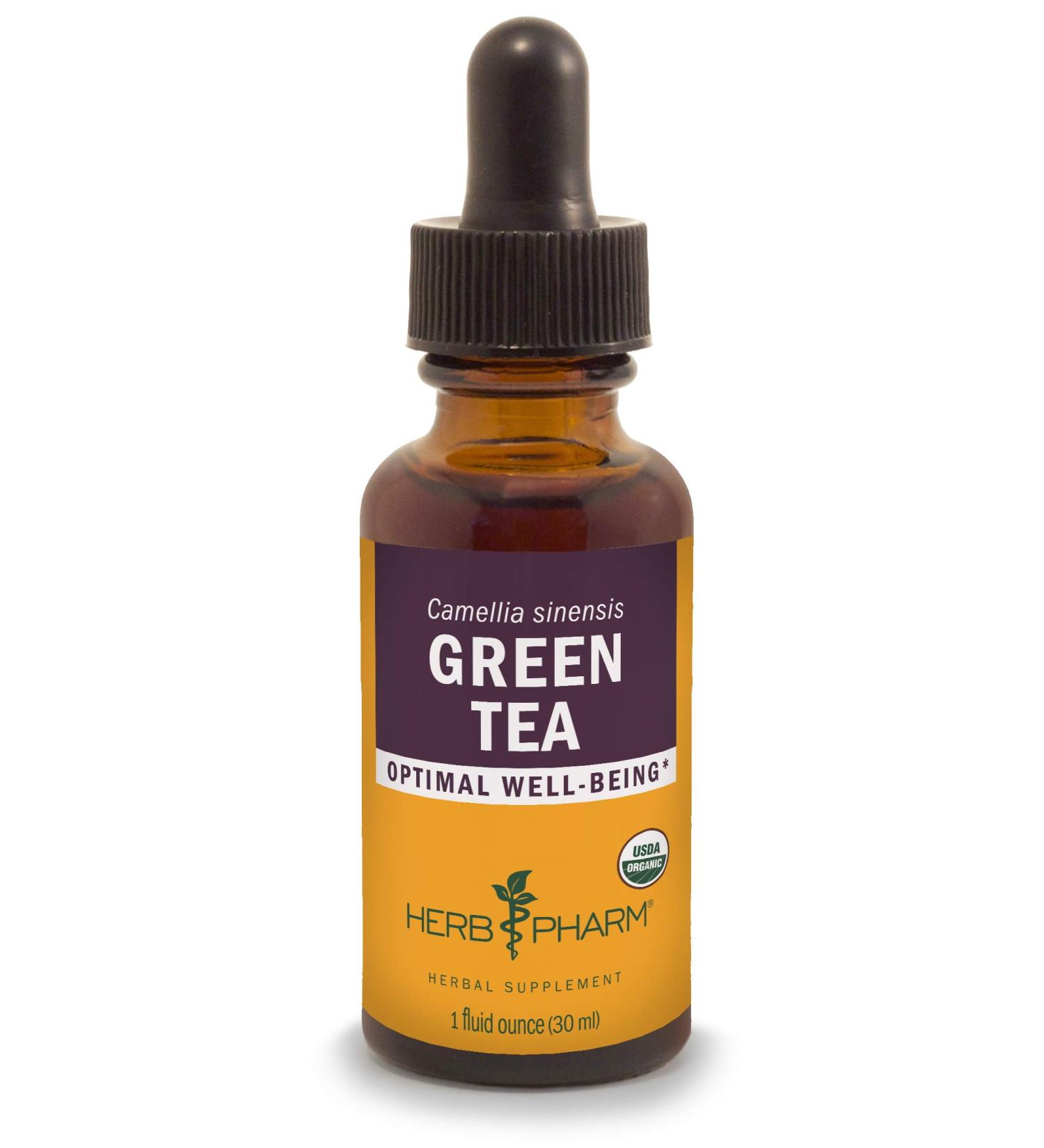Herb Pharm Organic Green Tea Extract - 1 fl oz (Pack of 1) Alcohol-Free - Buy Online on GoSupps.com