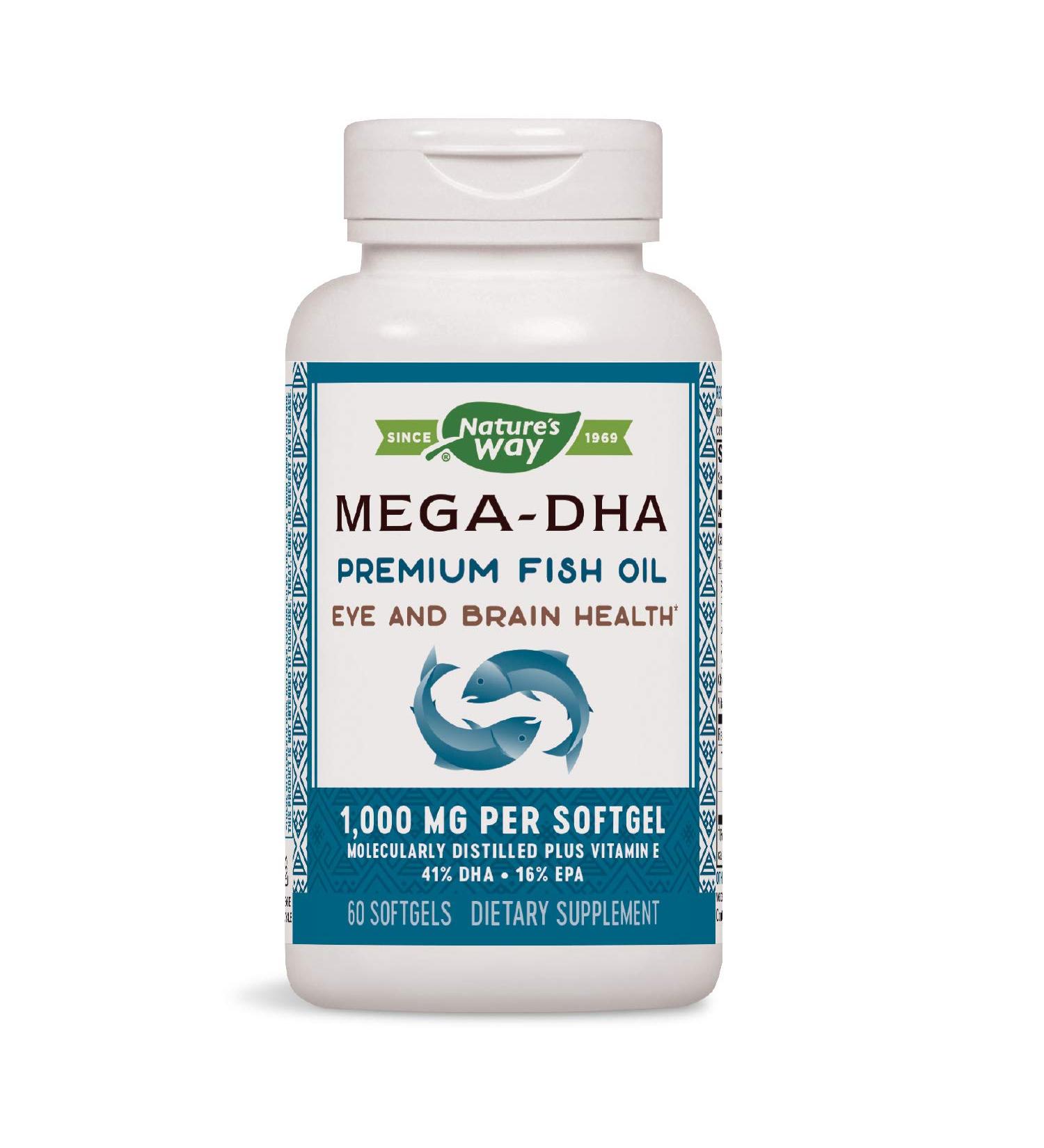 Buy Nature's Way EfaGold Mega-DHA 1000 mg - 60 Softgels | Omega-3 Supplement - Buy Online on GoSupps.com