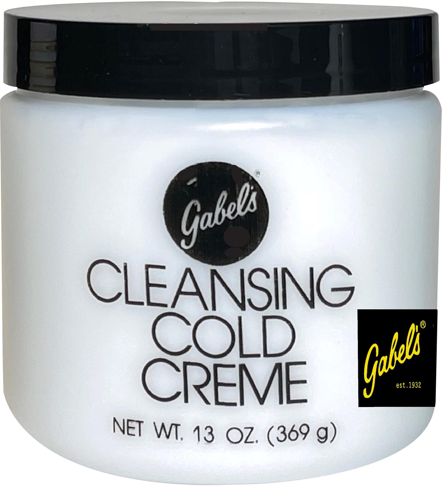 Gabel s Cleansing Cold Creme 13oz (White) Authentic Manufacturer Direct has Protection Seal Logo in Black Label on the jar