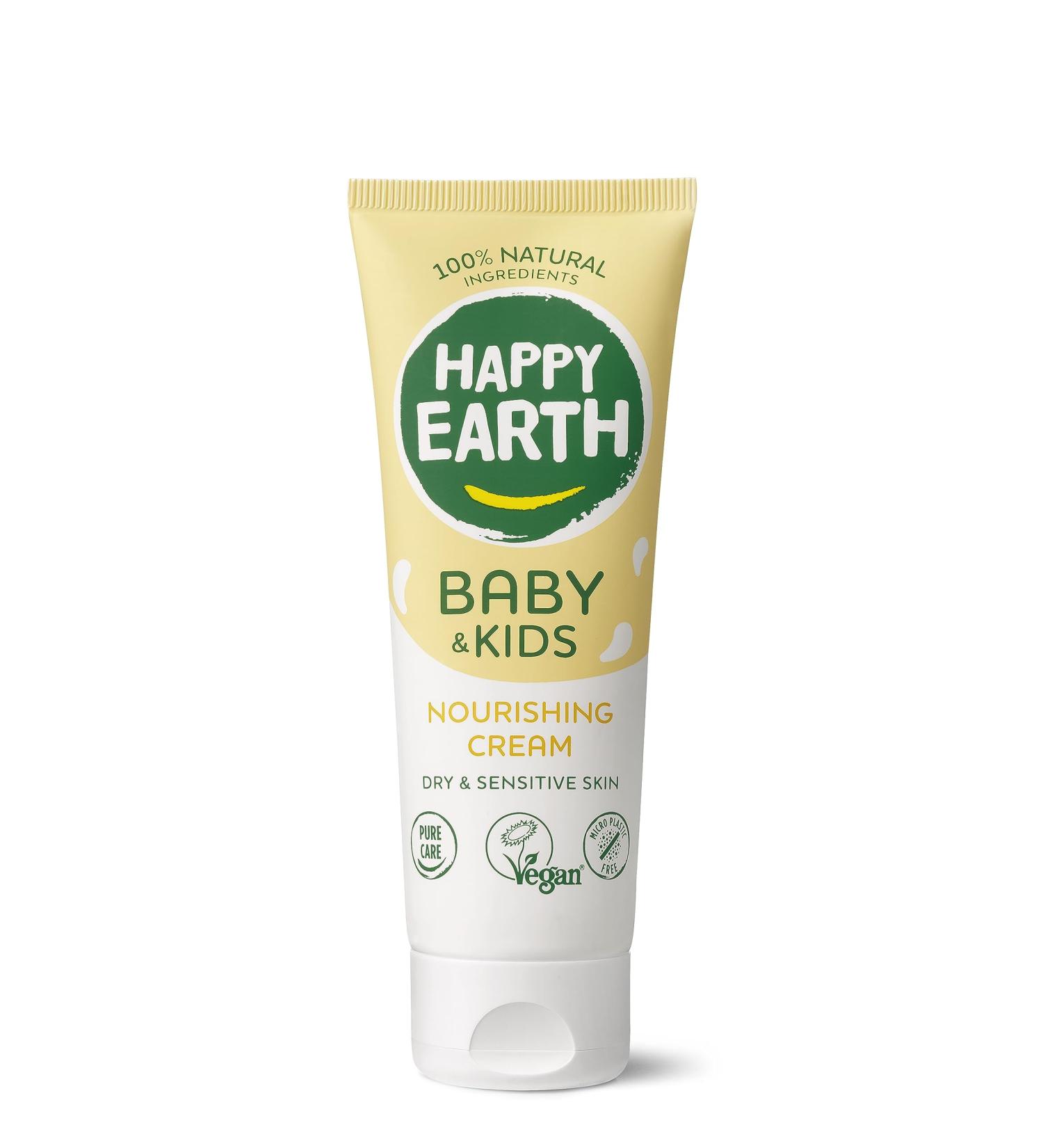Happy Earth 100% Natural Baby & Child Nourishing Cream 75ml - Buy Online on GoSupps.com