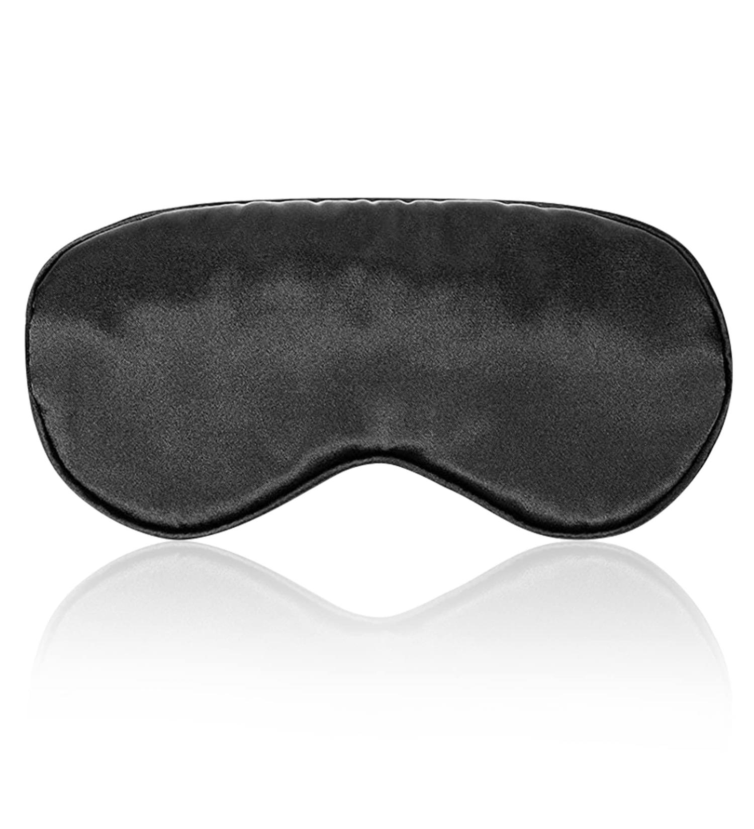 Silk Sleep Mask for Sleeping - Adjustable Eye Mask for Men, Women, and Kids - Comfortable Blindfold for Travel, Nap, and Shift Work - Buy Online on GoSupps.com