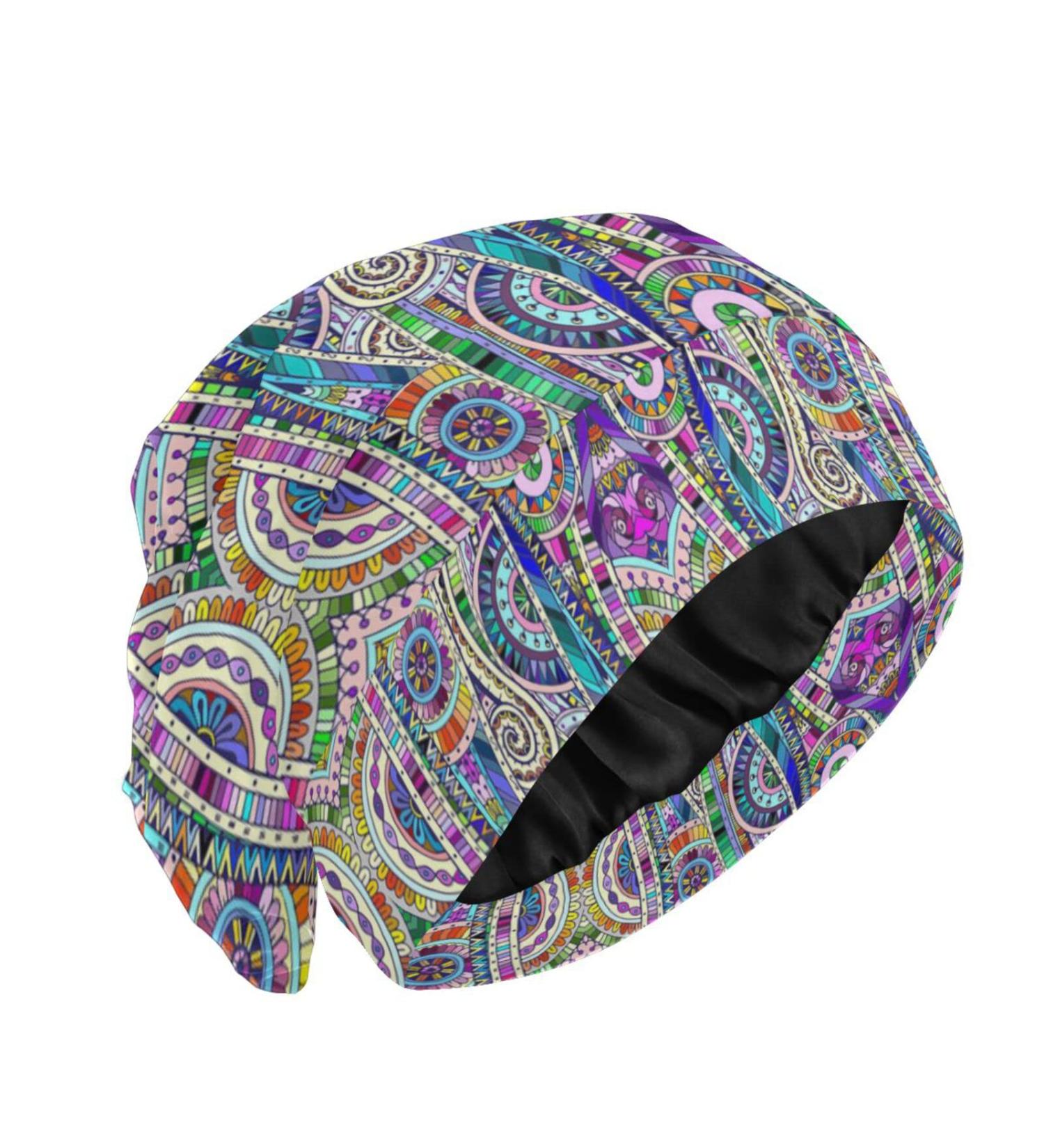 Oyihfvs Lightweight Satin Sleep Cap - Cozy Slouchy Beanie for Sleeping - Multi 11 Colors - One Size - Buy Online on GoSupps.com