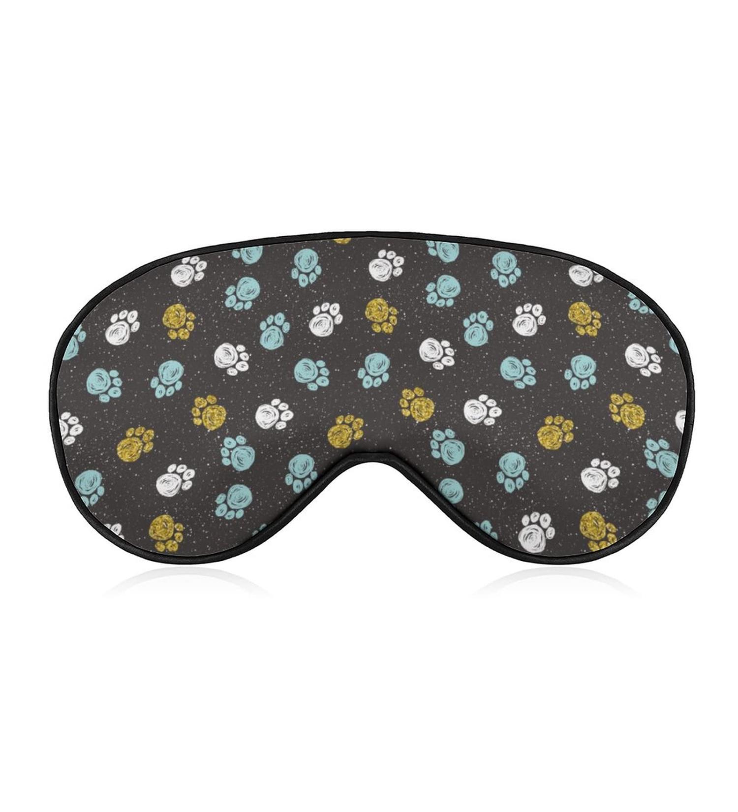 Doodle Dog Paw Sleep Mask for Women | Adjustable Eye Shades Cover | Comfortable & Stylish Sleeping Mask - Buy Online on GoSupps.com