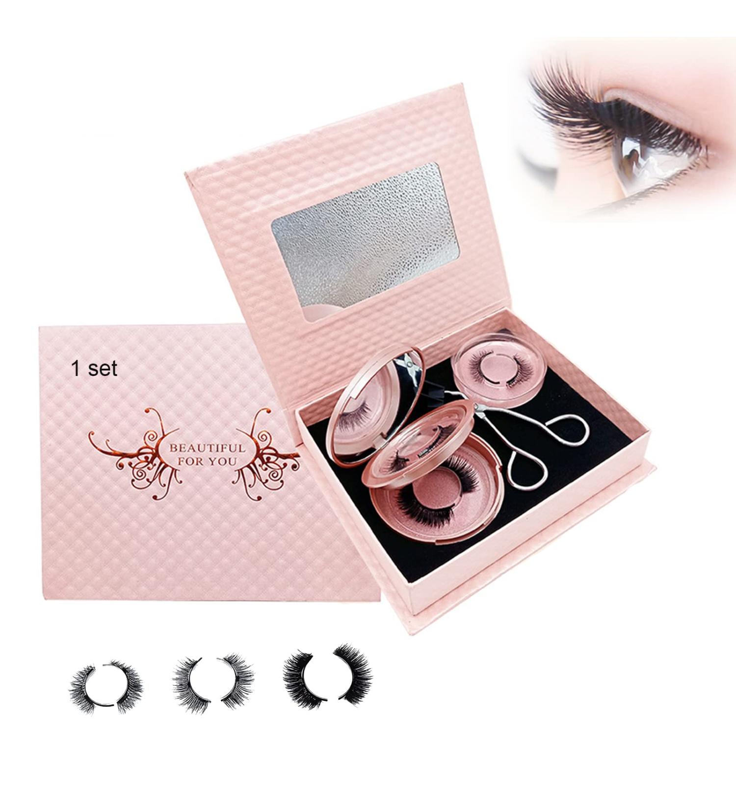 Luminaire Layla Magnetic Lashes - 3 Pairs Natural Look Ice Silk Hand Hair - Buy Online on GoSupps.com