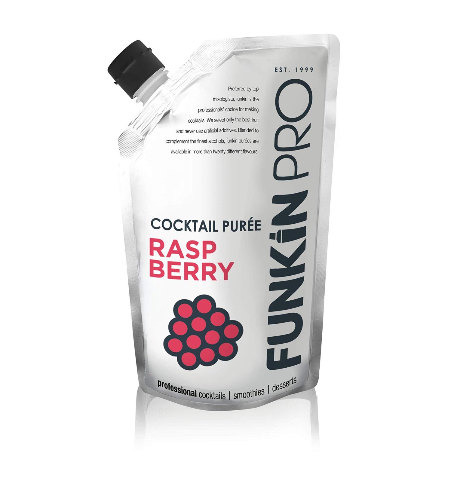 Funkin Pro Raspberry Fruit Puree 1kg - Premium Quality for Cocktails and Desserts - Buy Online on GoSupps.com