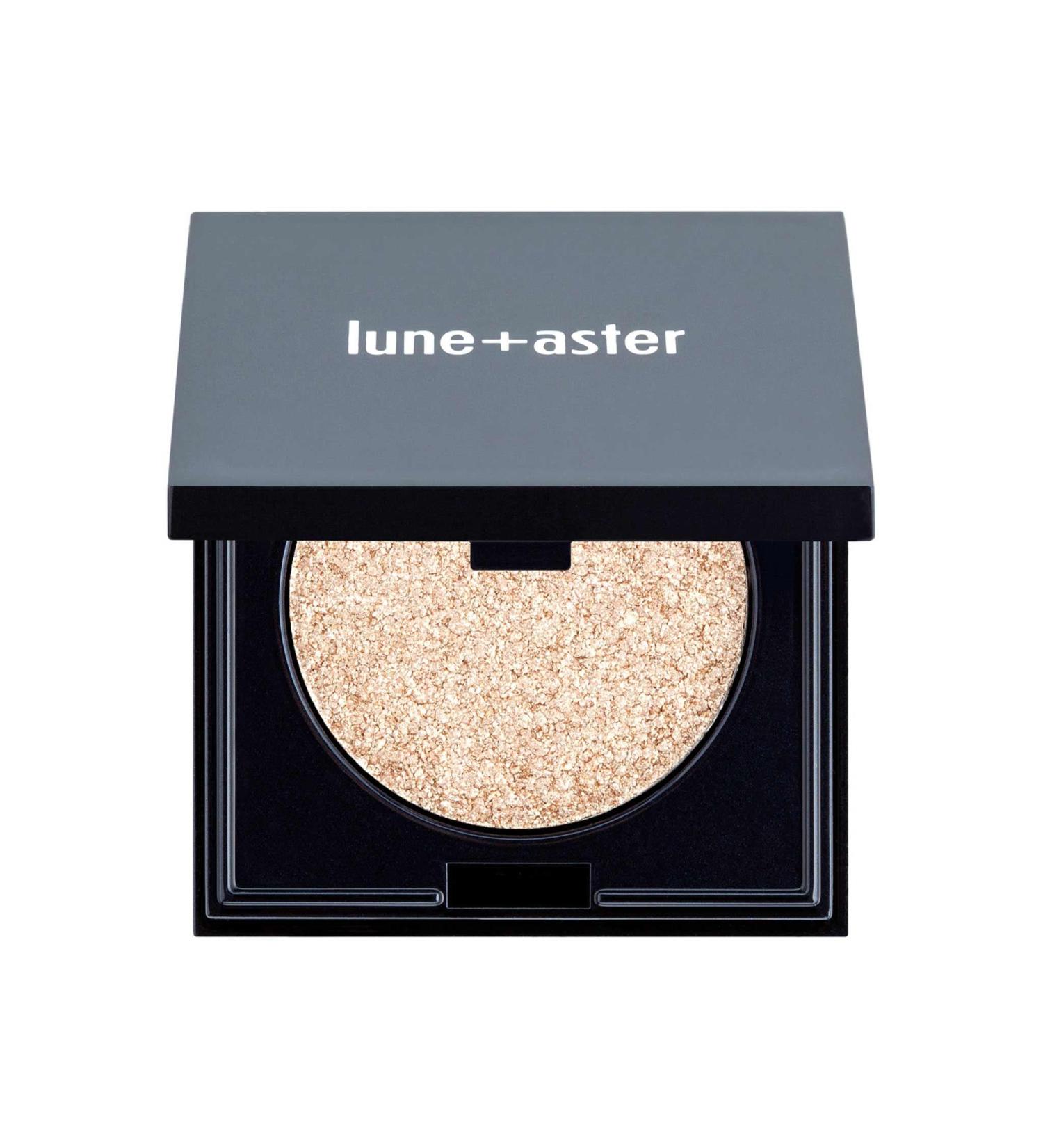 Lune+Aster StarDust Eye Pop - Golden Sapphire Metallic Glitter Eyeshadow with Vitamin E & Pearl Pigments - Buy Online on GoSupps.com