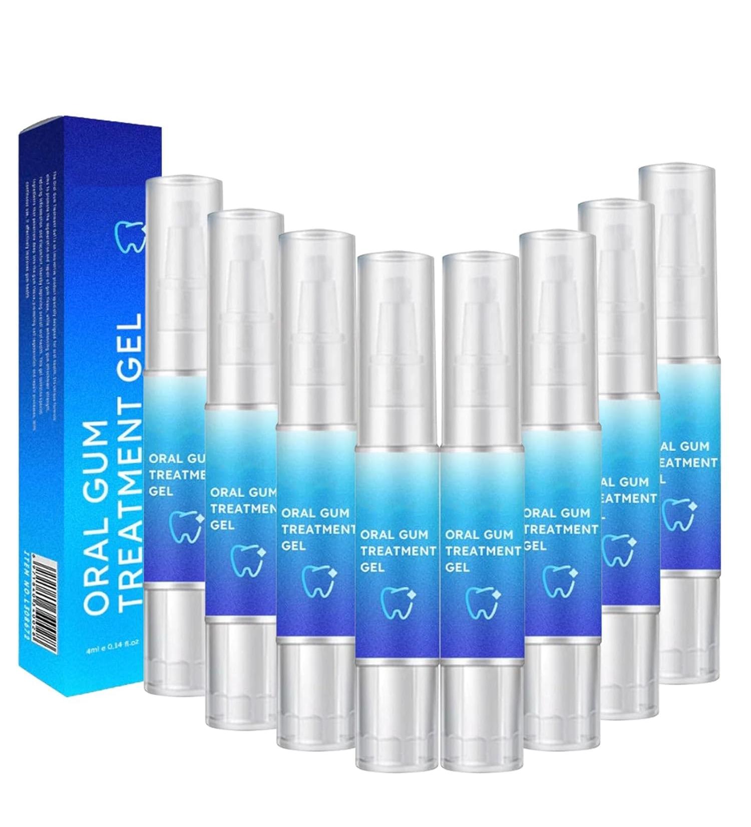 Oral Gel for Gum Treatment Gum Gel Gum Treatment Gel Gum Protection Therapy Gel for Gum Restoration and Teeth Whitening (8PC) - Buy Online on GoSupps.com
